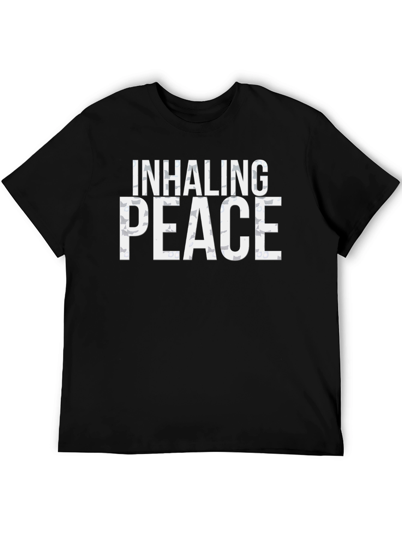 Inhaling Peace Graphic T-Shirt - Casual Comfort