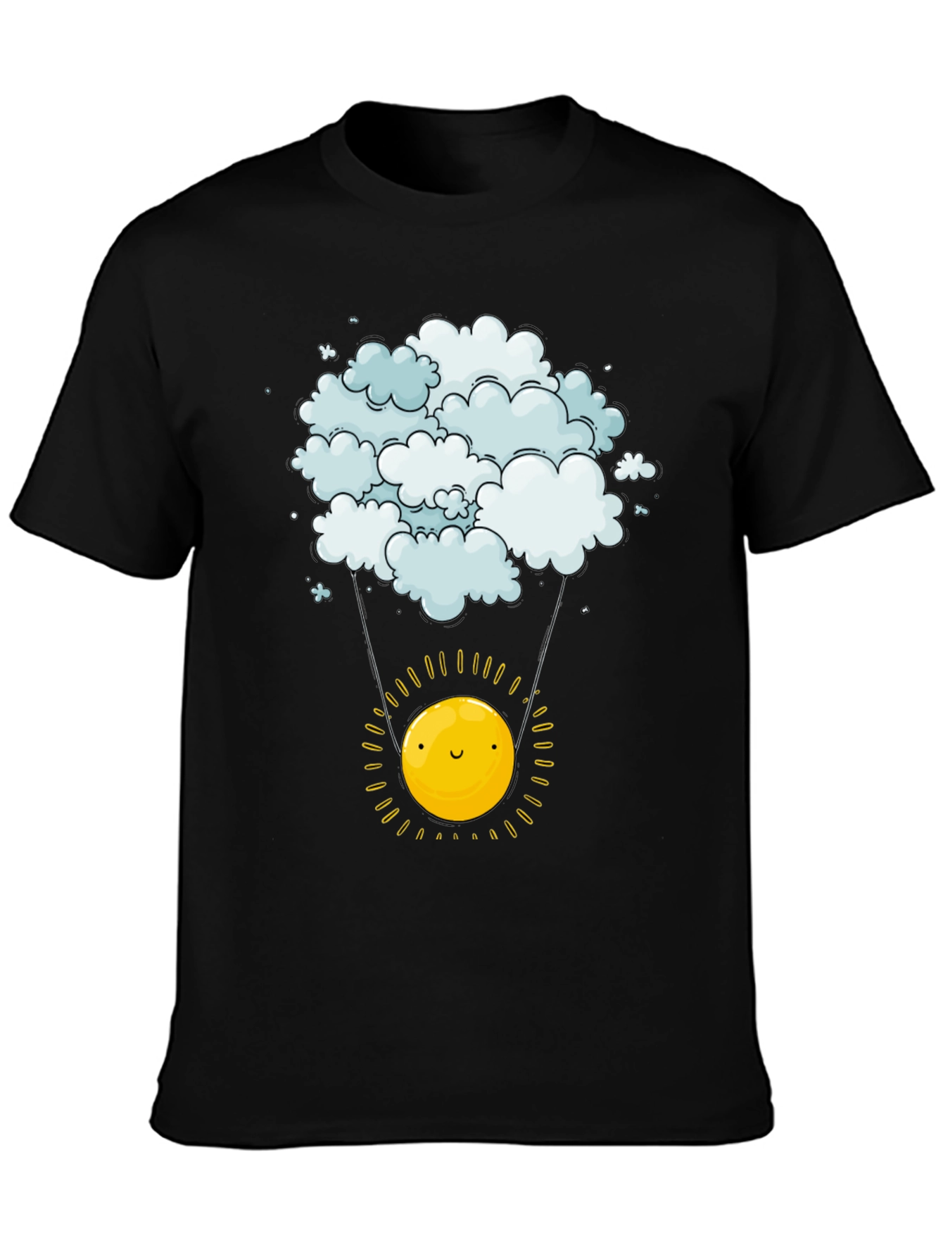 Cloud & Sun Graphic Tee - Happy Weather Shirt
