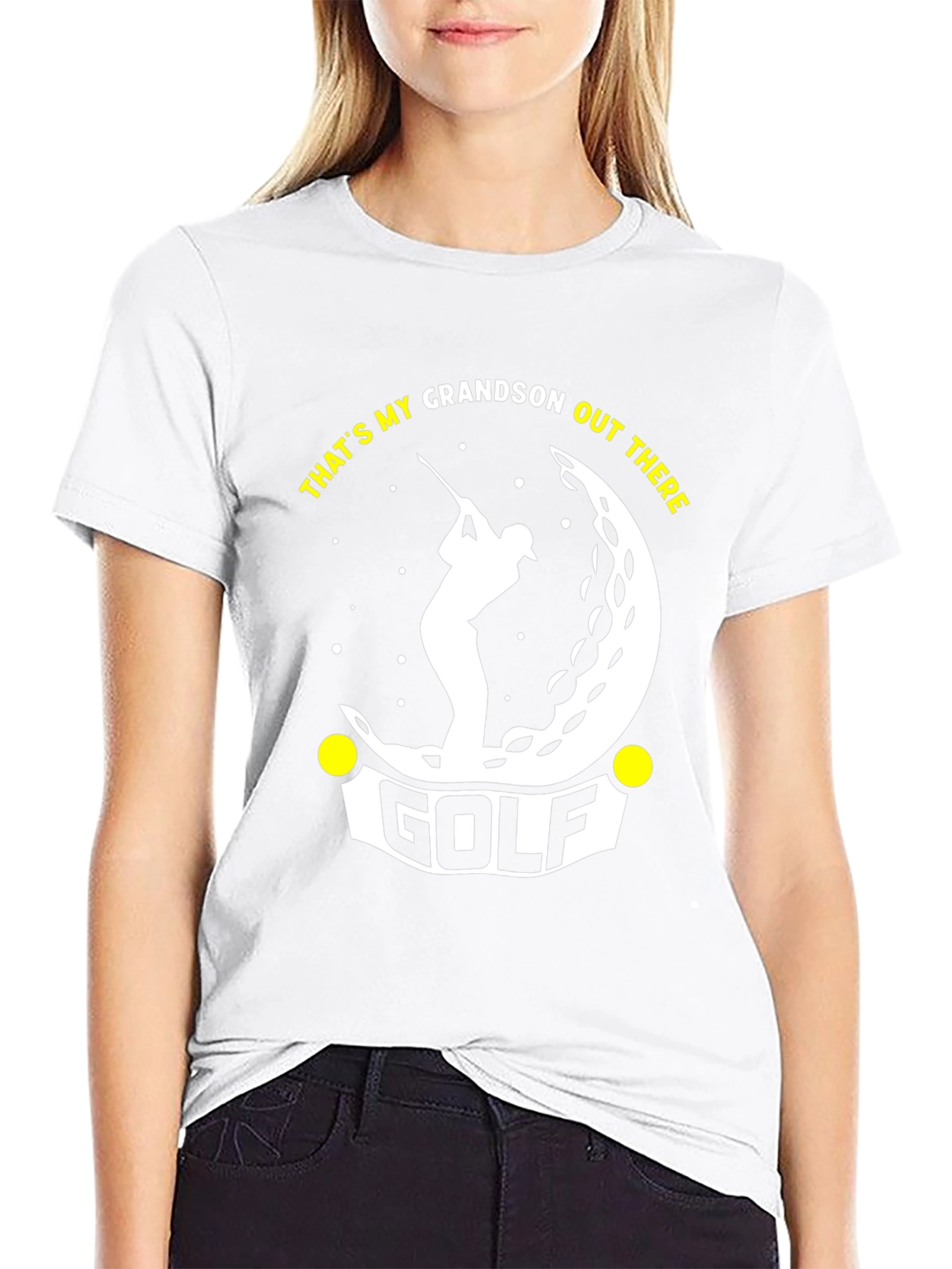 Thats My Grandson Out There Golf T-Shirt
