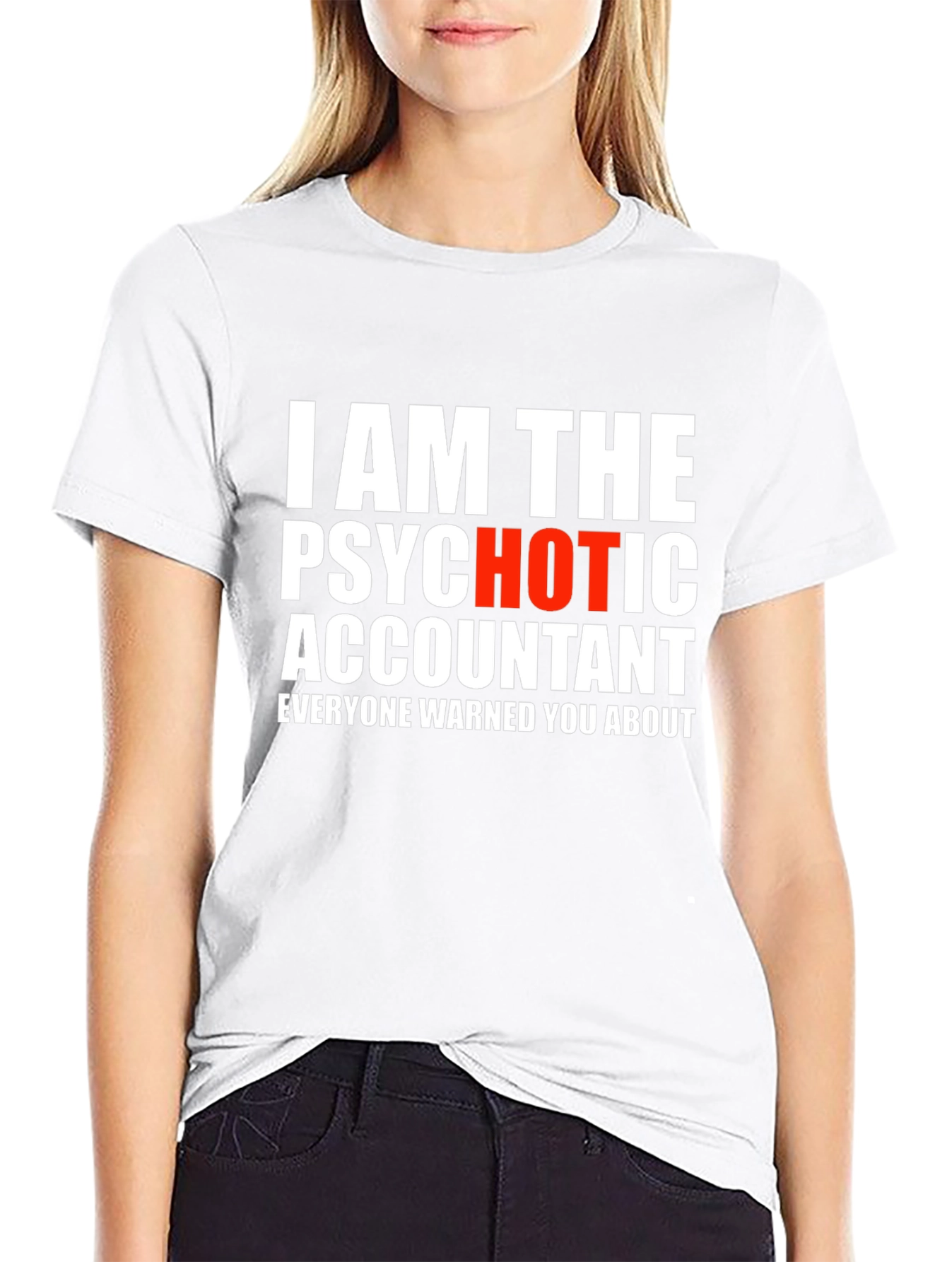 Psychotic Accountant Graphic Tee - Novelty Humor T-Shirt