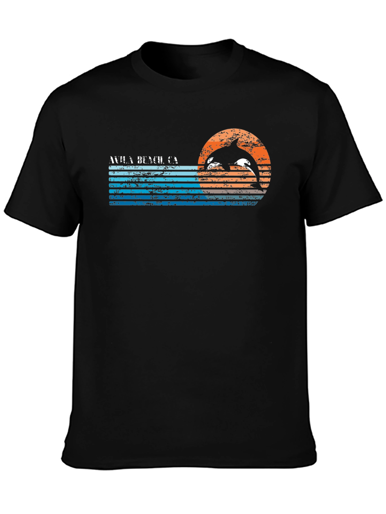 Waiā Beach CA Orca Sunset Tee