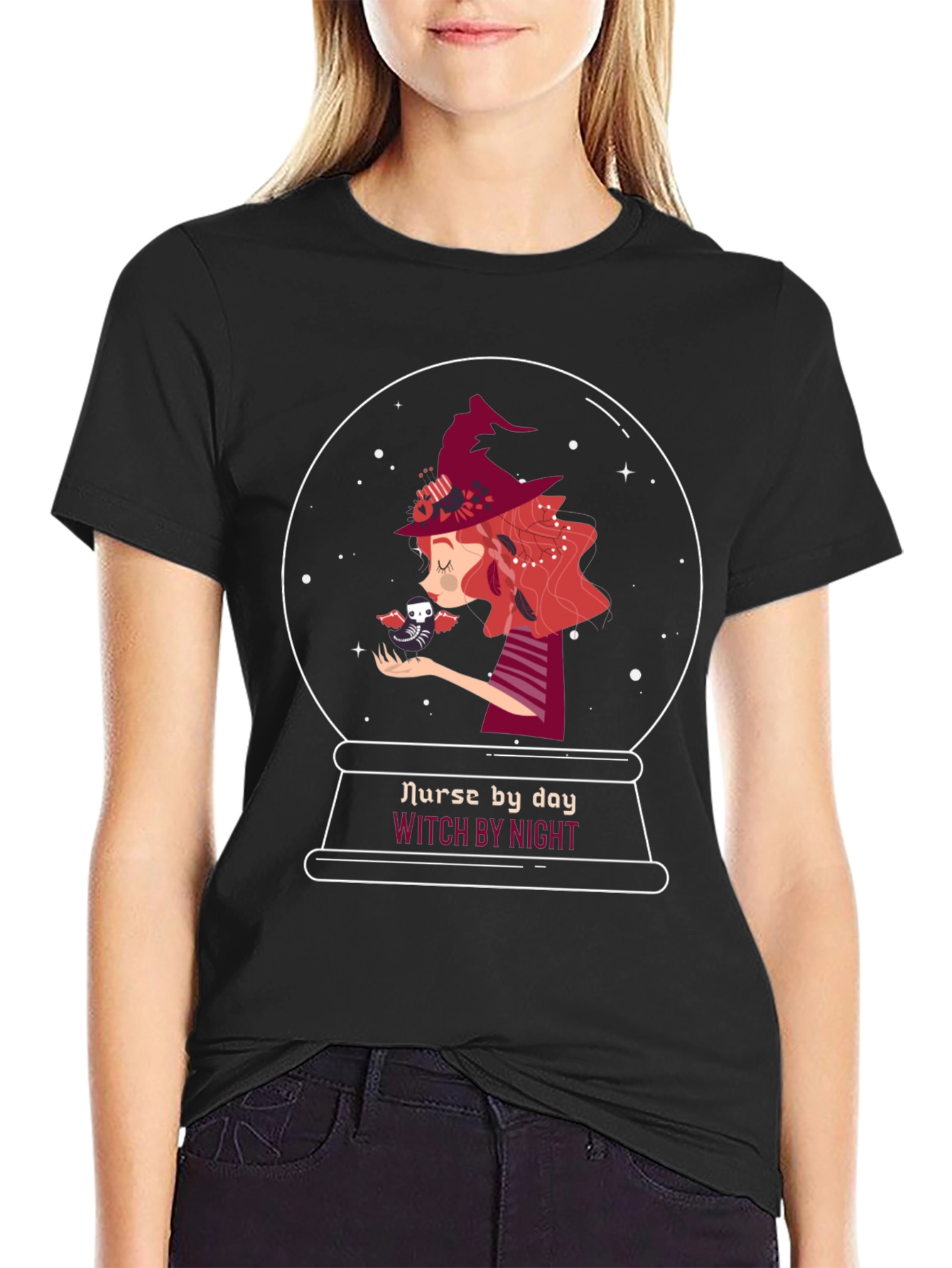 Nurse by Day Witch by Night T-Shirt