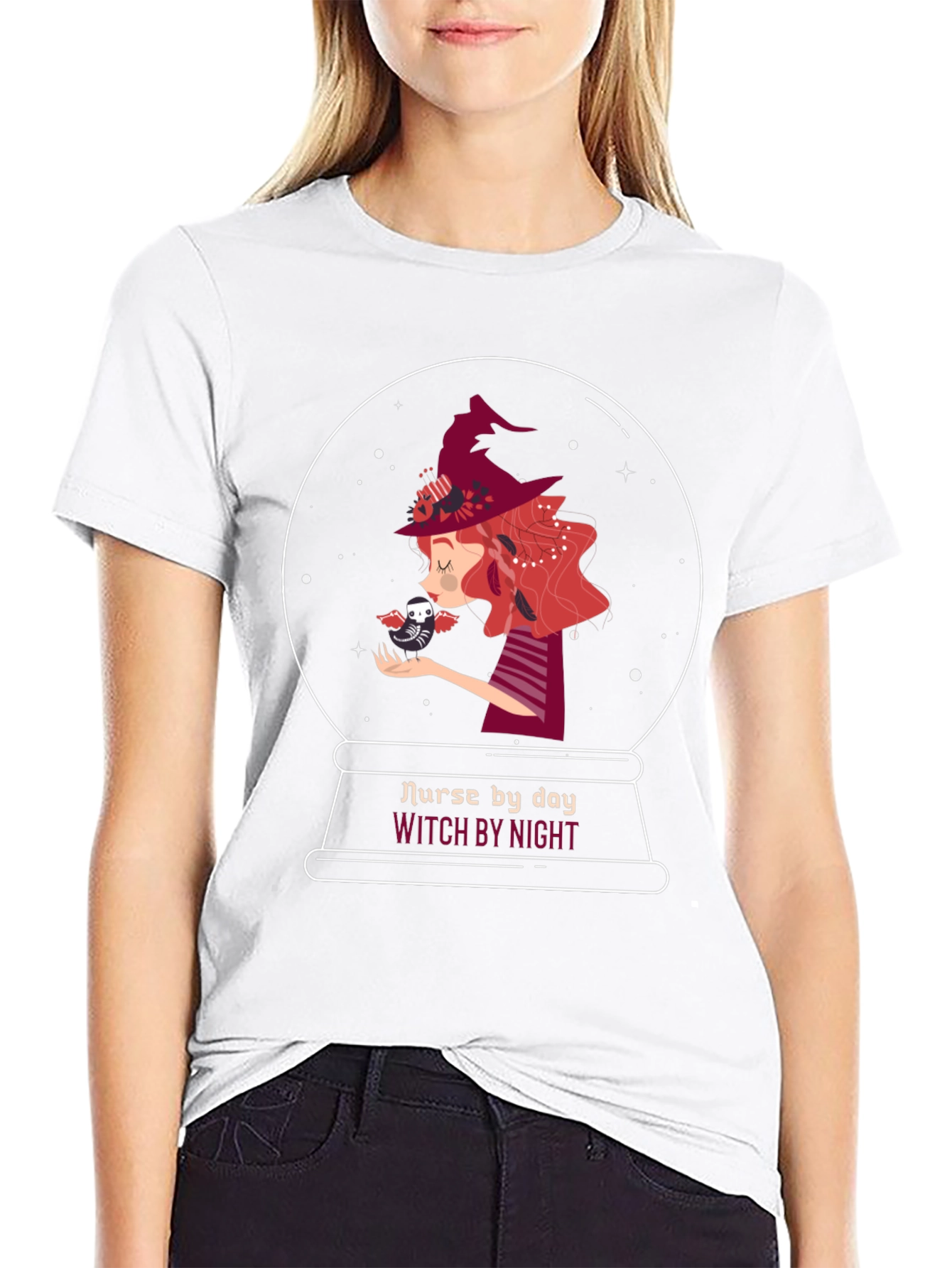 Nurse by Day Witch by Night T-Shirt