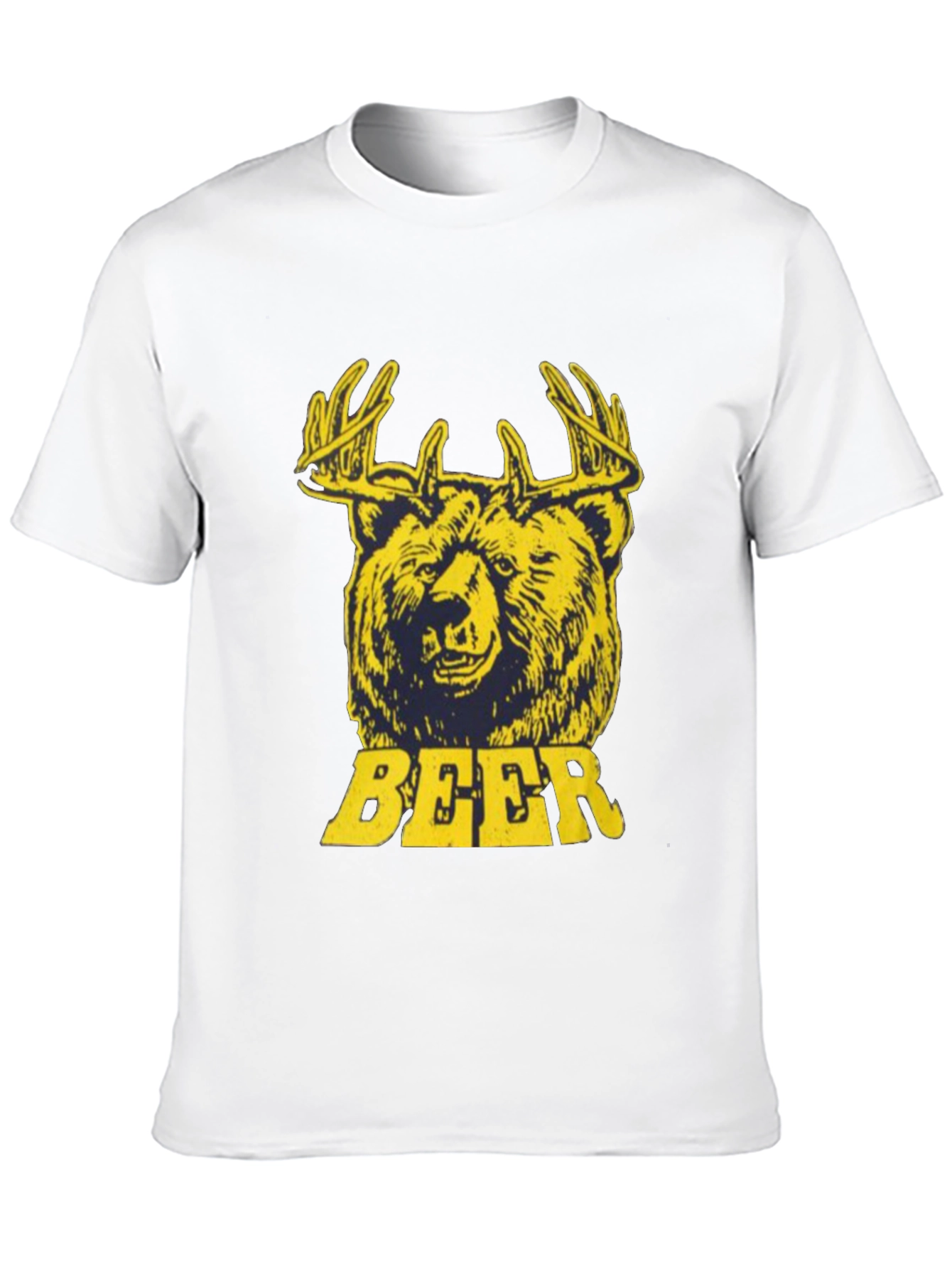 Bear Deer Beer Graphic T-Shirt