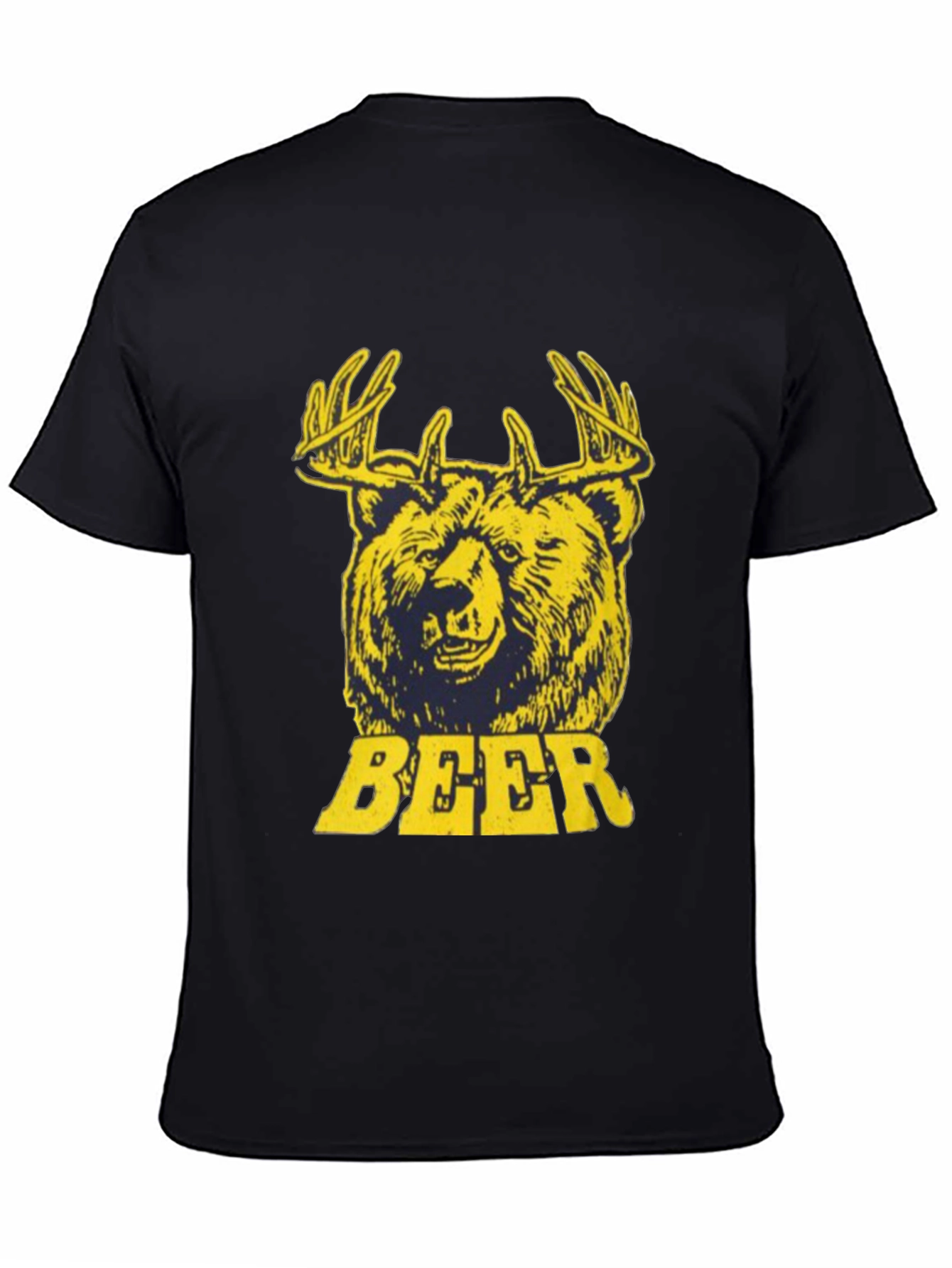 Bear Deer Beer Graphic T-Shirt