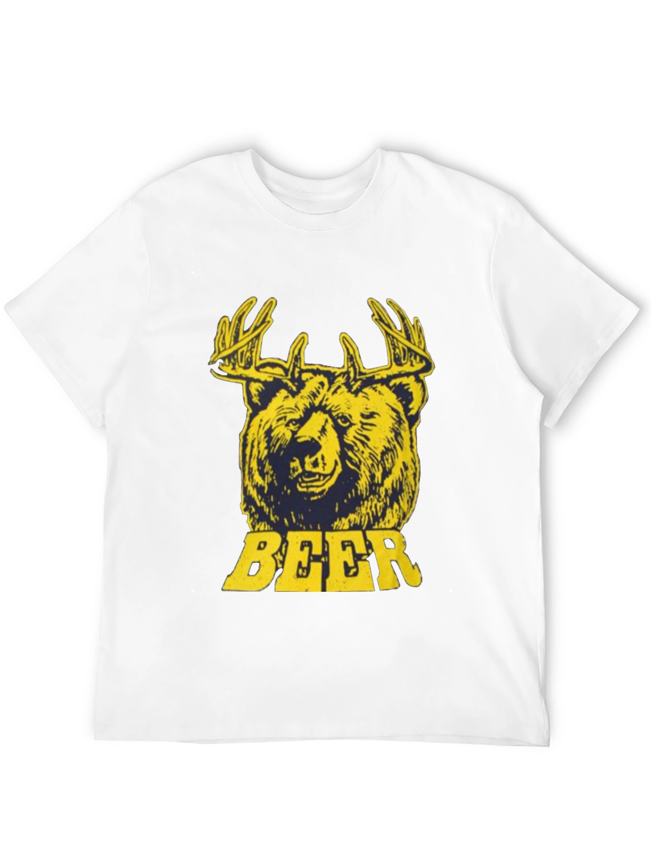 Bear Deer Beer Graphic T-Shirt