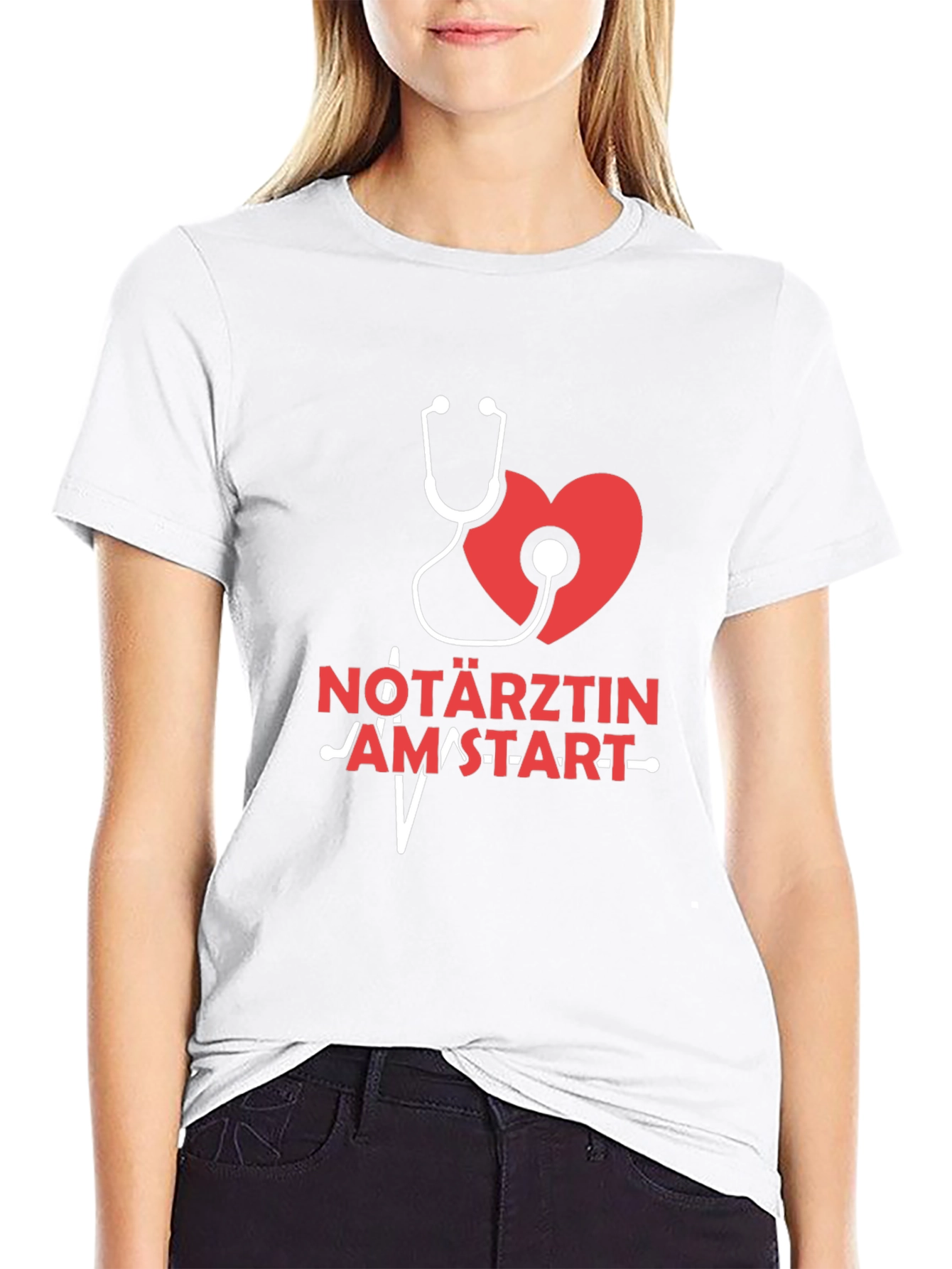 Nötarztin Heartbeat T-Shirt - Medical Professional Tee