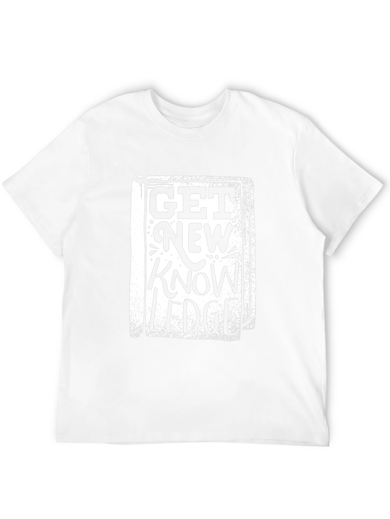 Get New Knowledge Black Graphic Tee