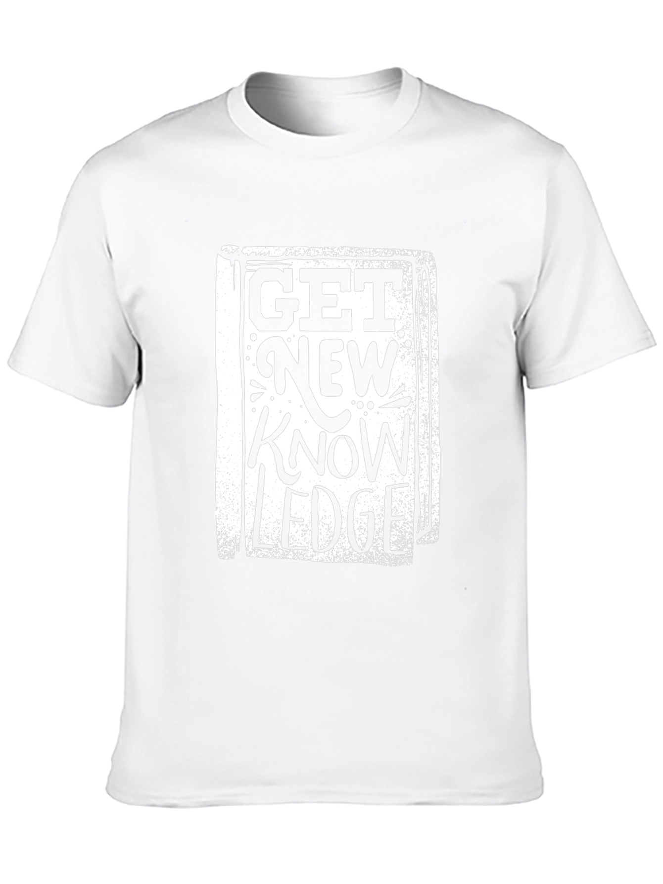Get New Knowledge Black Graphic Tee