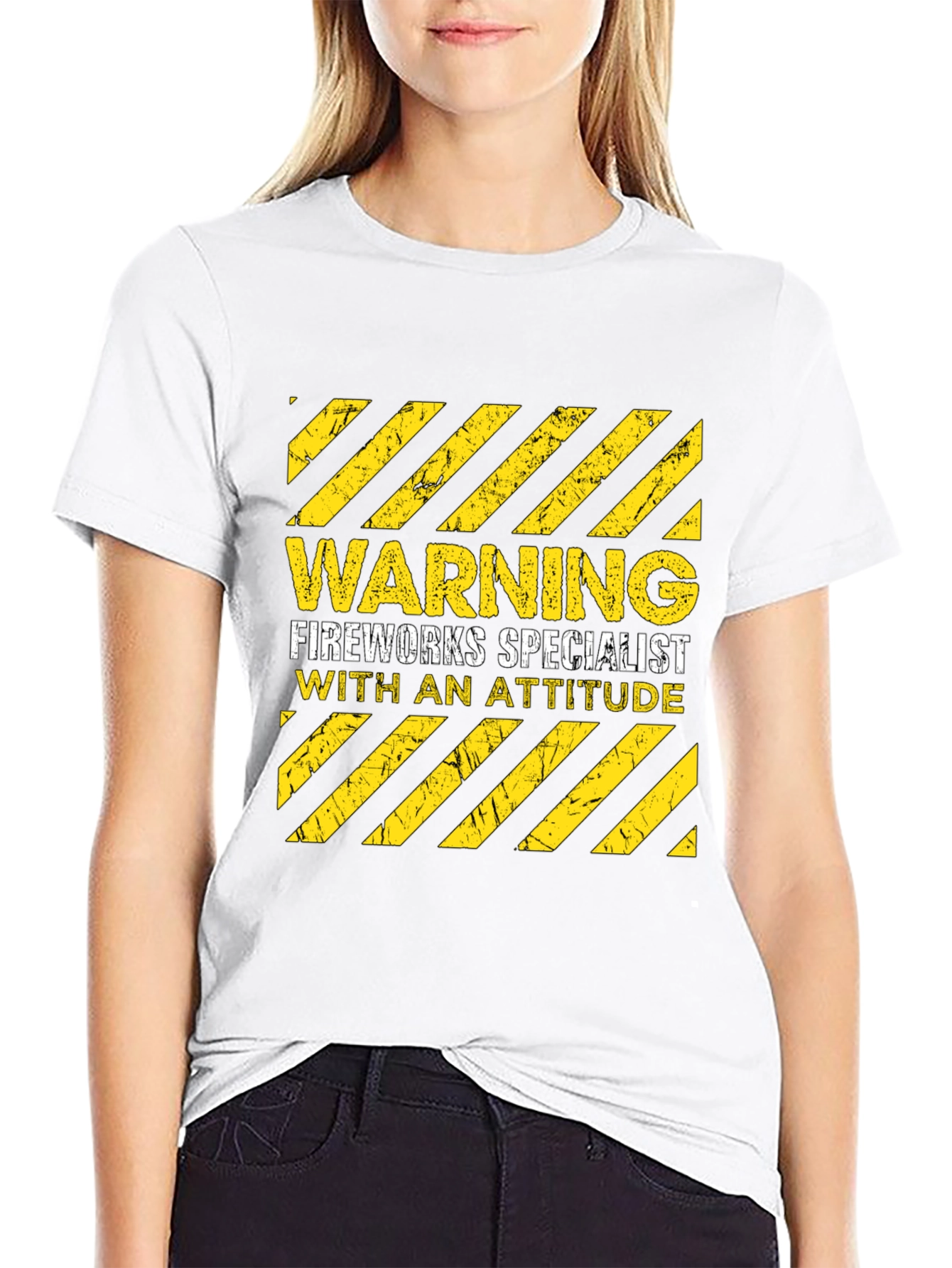 Warning Fireworks Specialist Graphic Tee