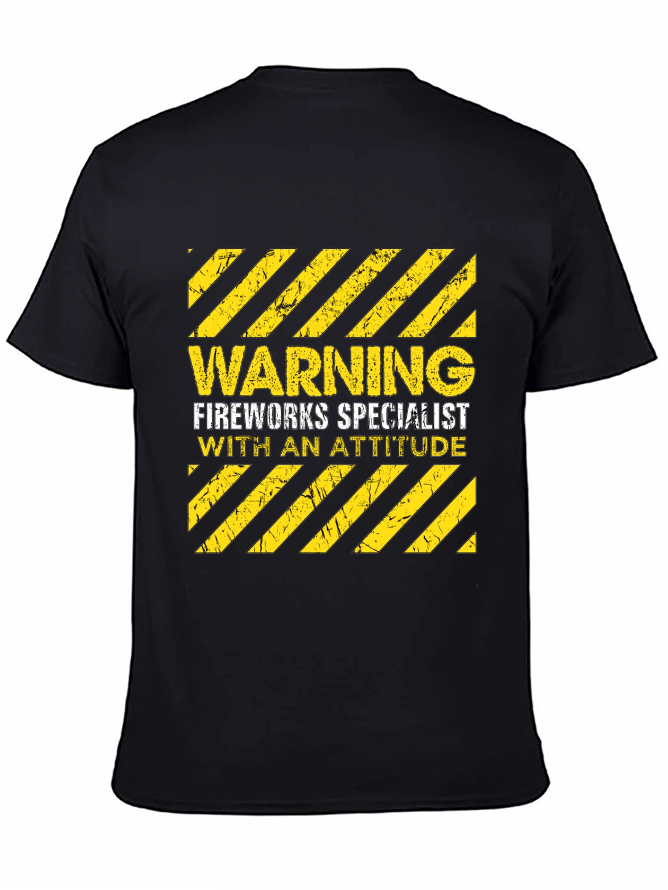 Warning Fireworks Specialist Graphic Tee