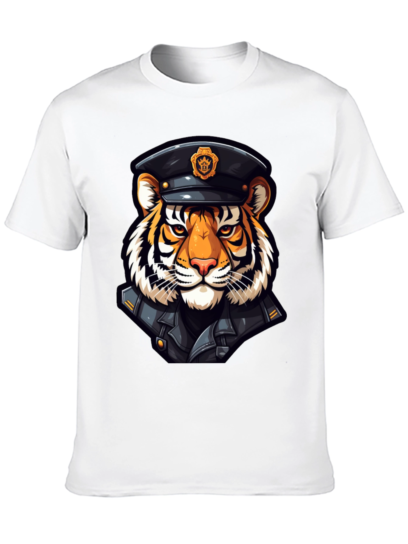 Tiger Officer Graphic T-Shirt
