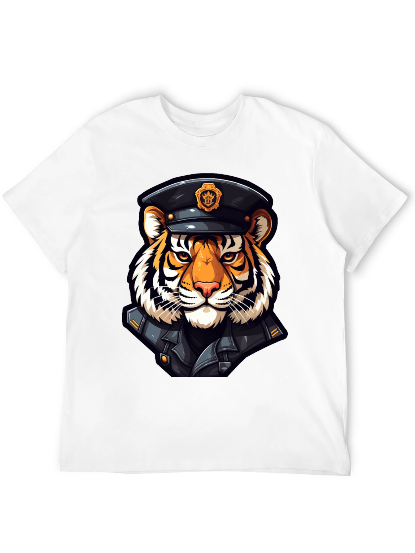 Tiger Officer Graphic T-Shirt