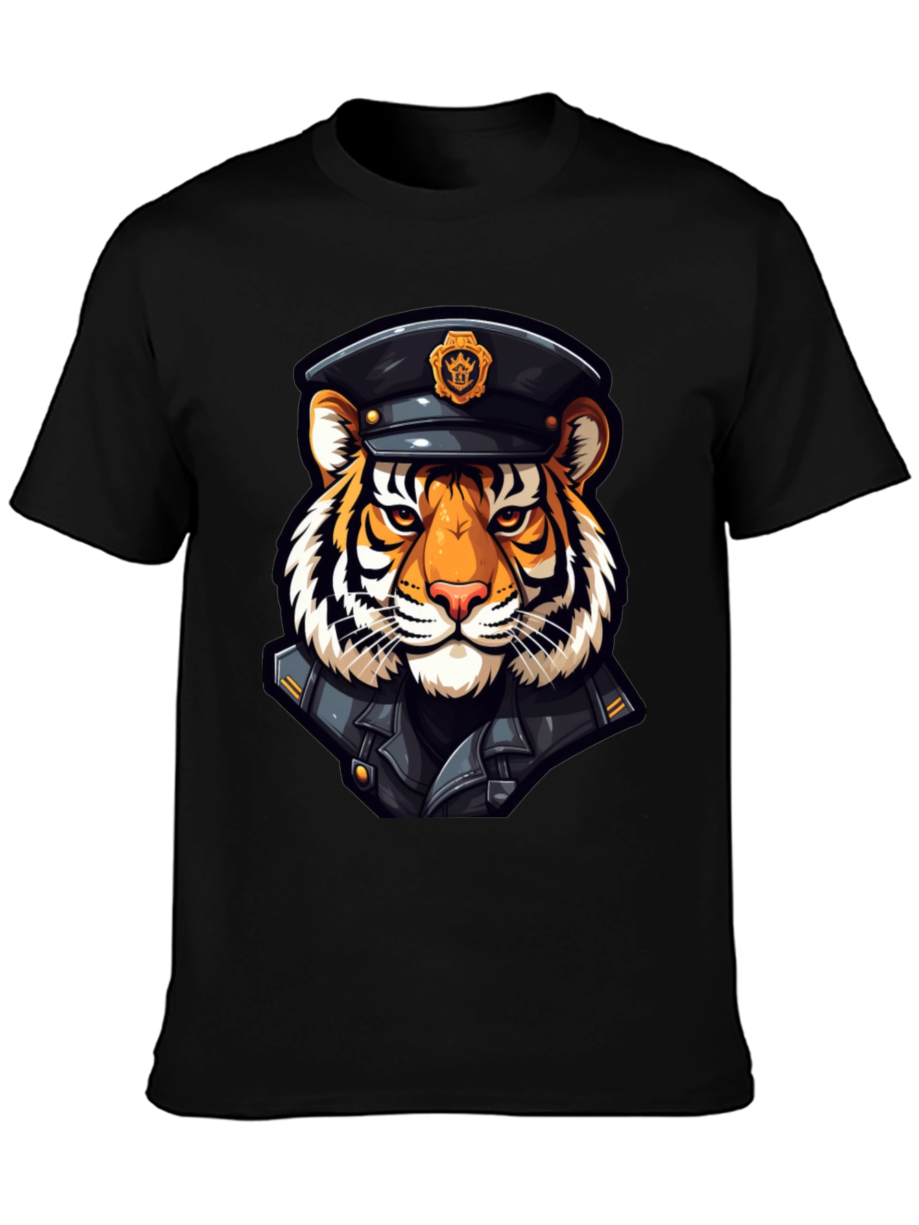 Tiger Officer Graphic T-Shirt