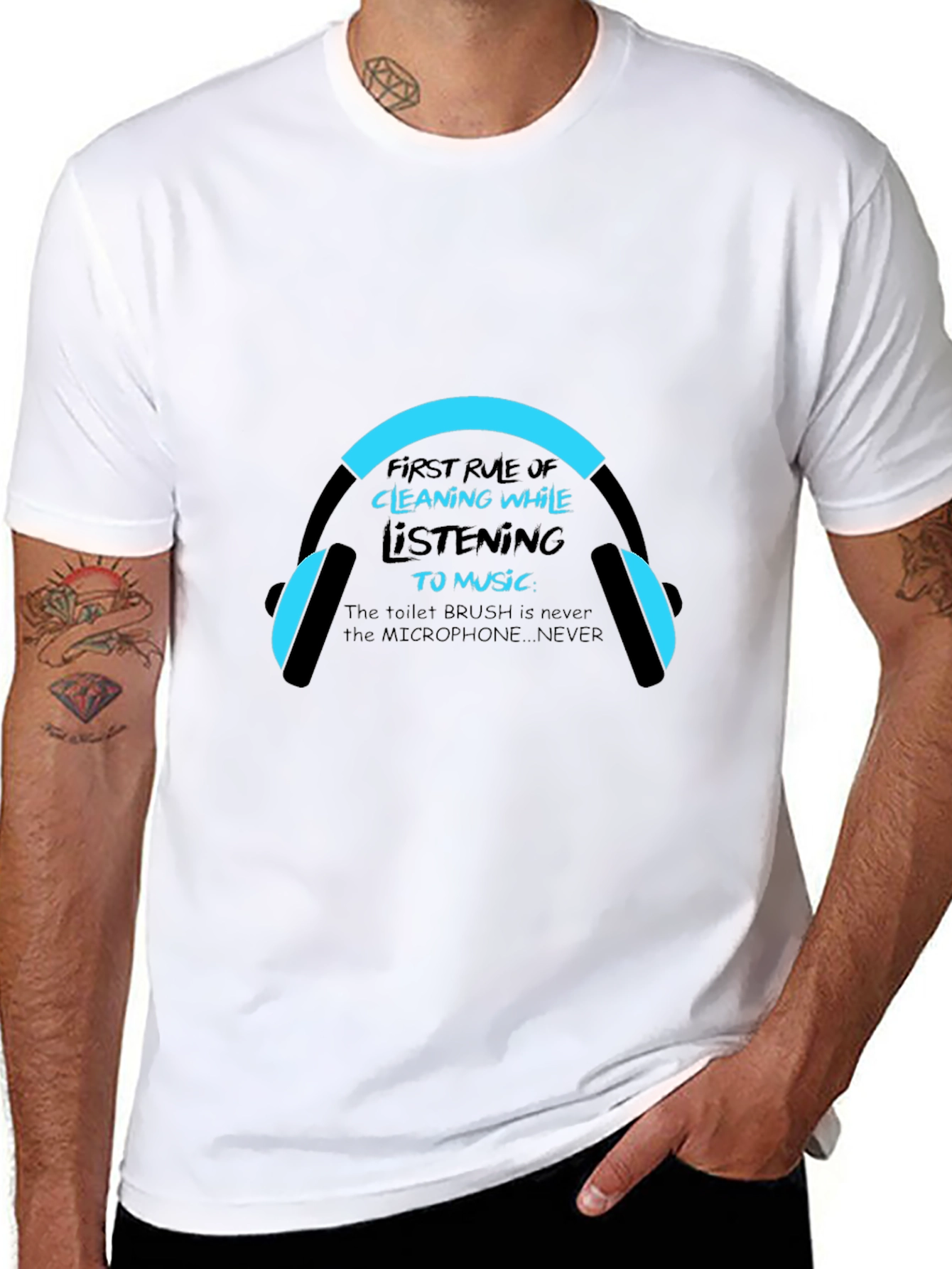 Cleaning Music T-Shirt