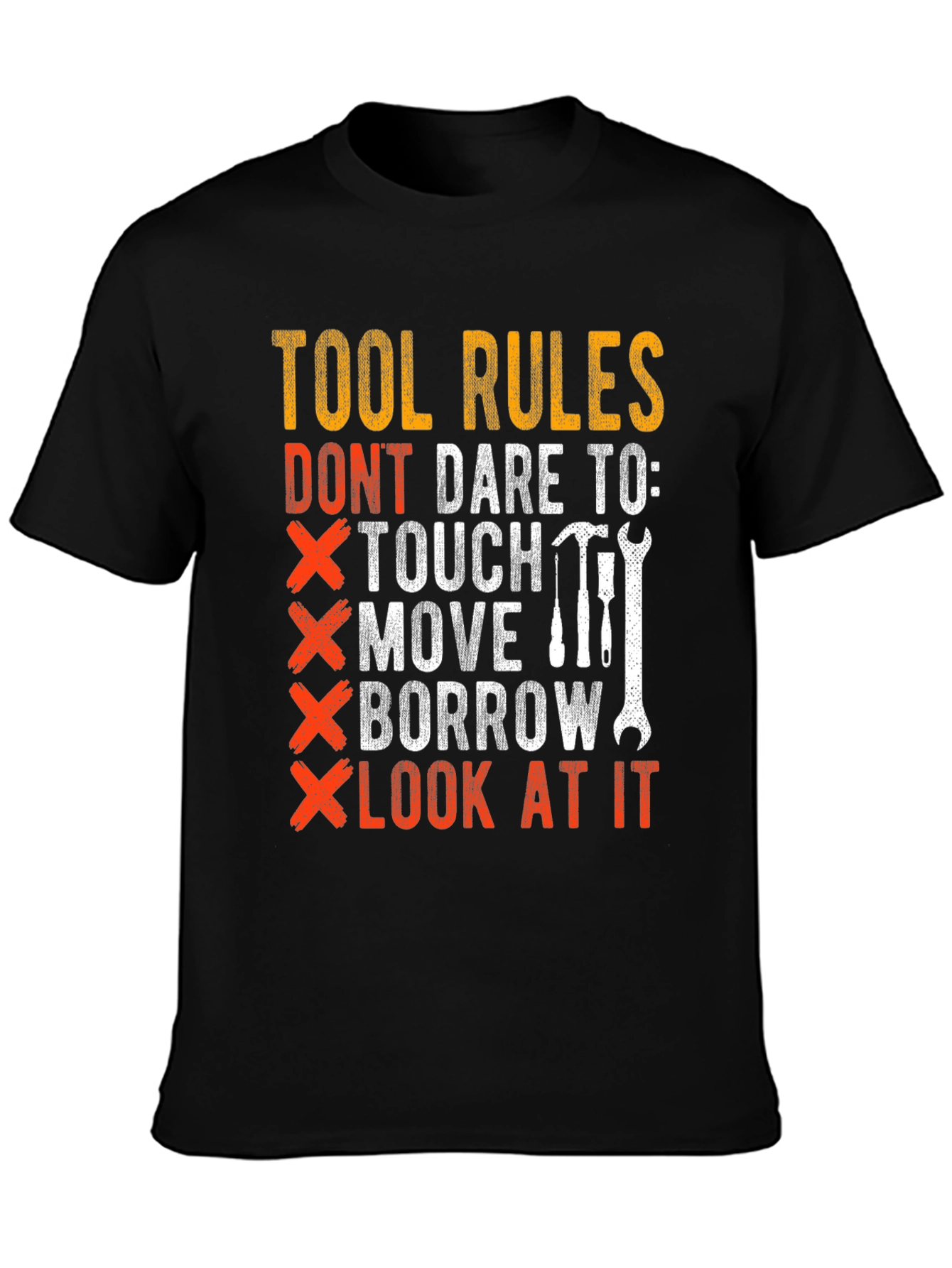 Tool Rules Graphic Tee - Mens Black T-Shirt