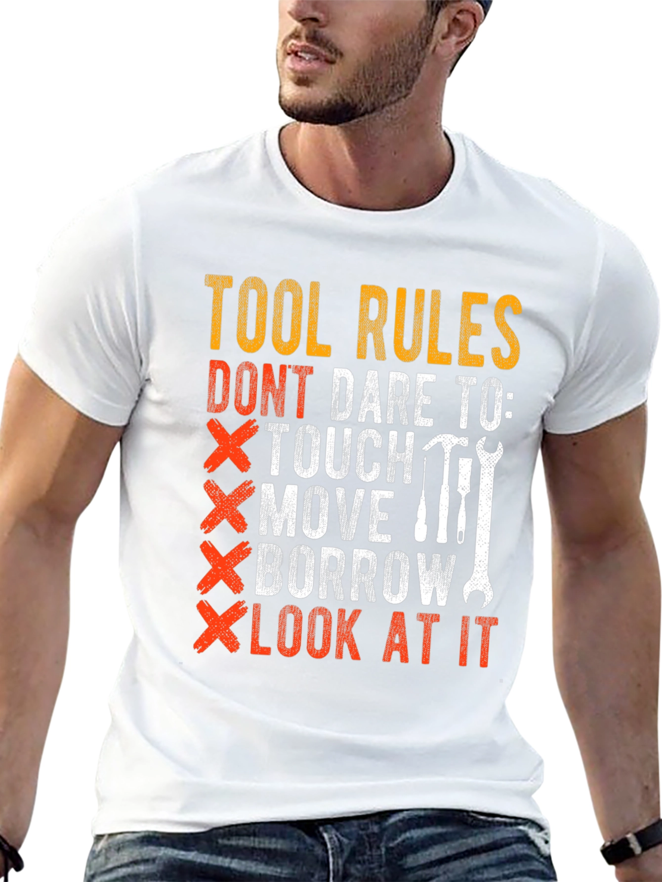Tool Rules Graphic Tee - Mens Black T-Shirt