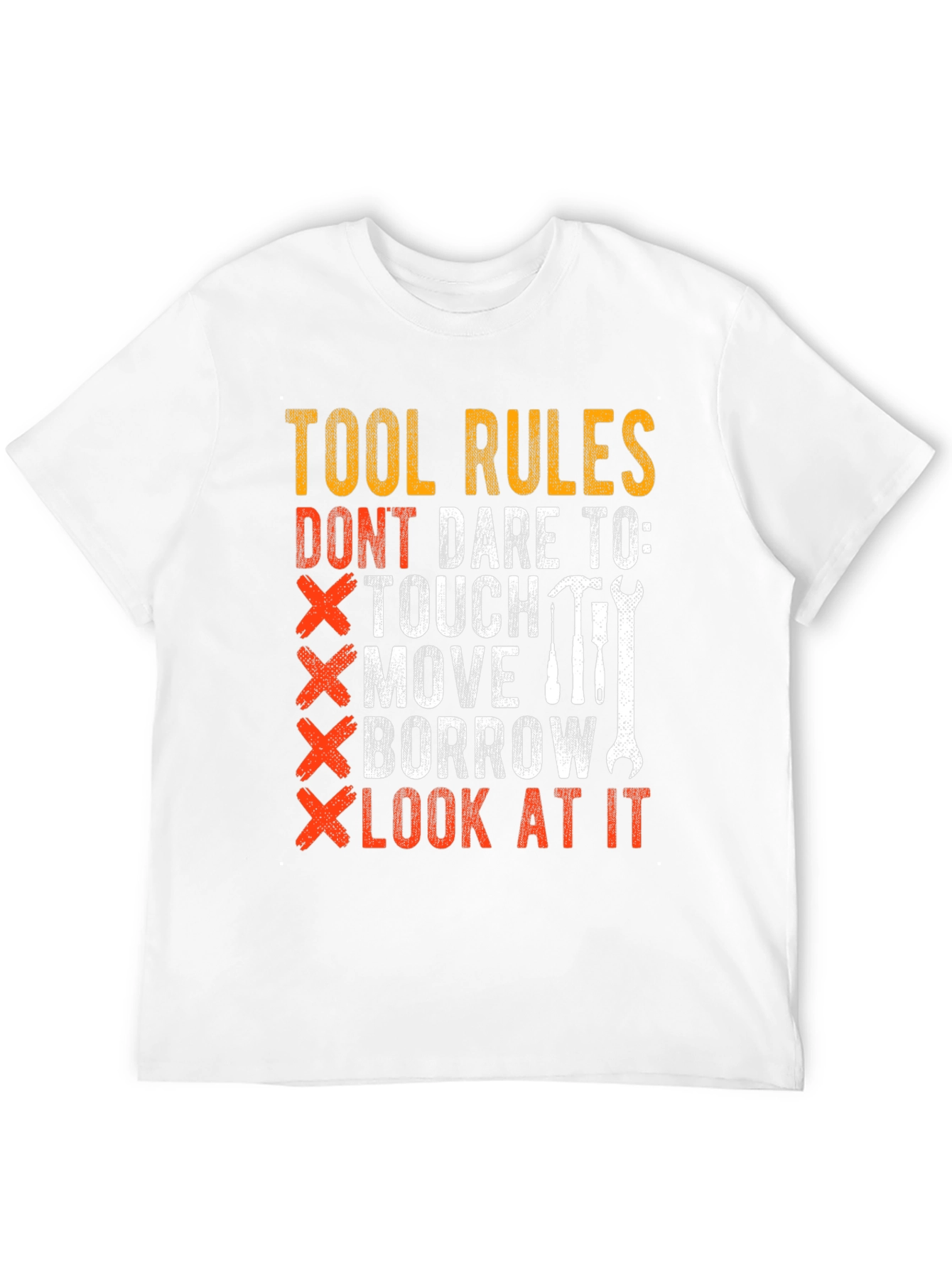 Tool Rules Graphic Tee - Mens Black T-Shirt