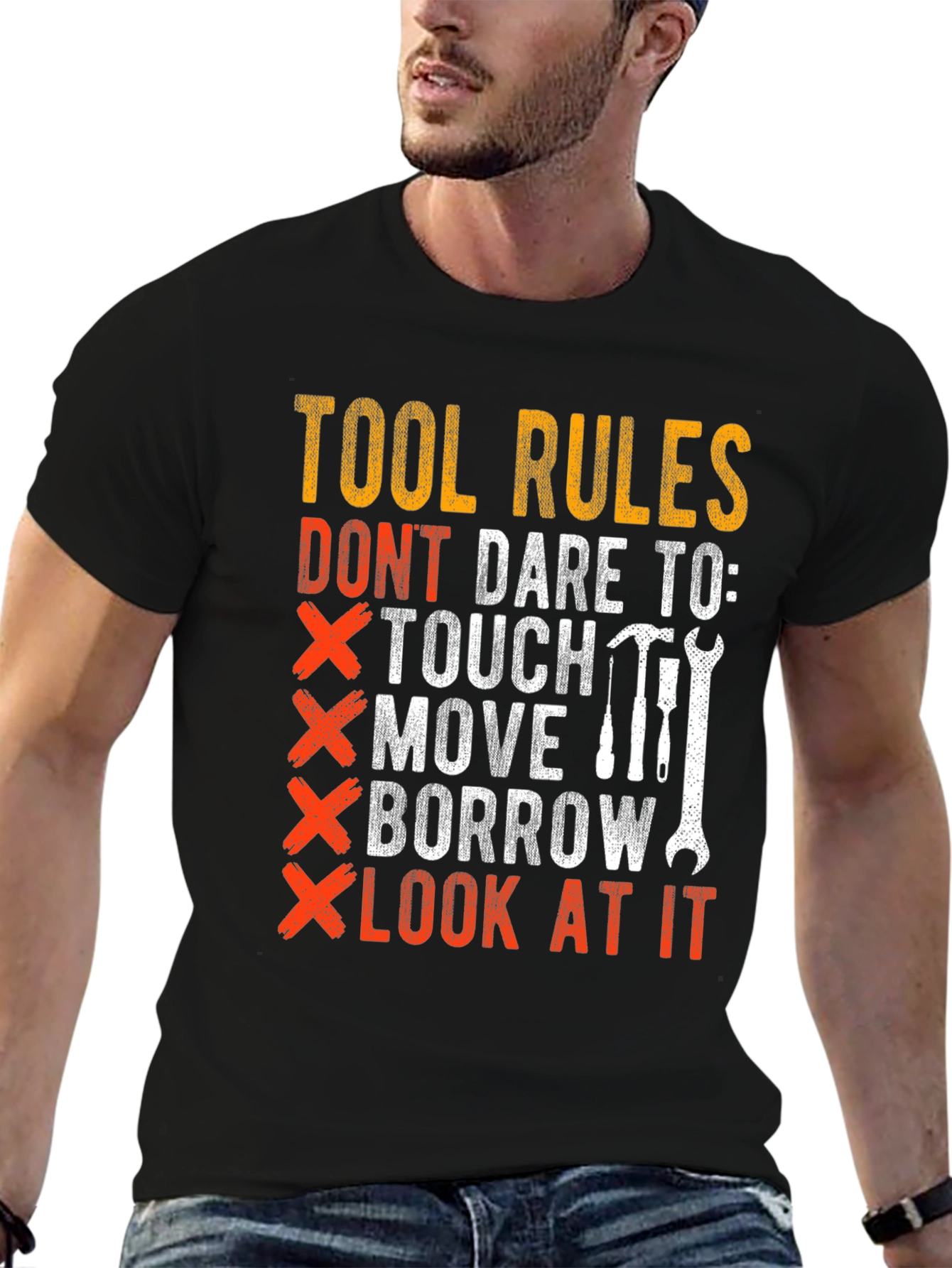 Tool Rules Graphic Tee - Mens Black T-Shirt