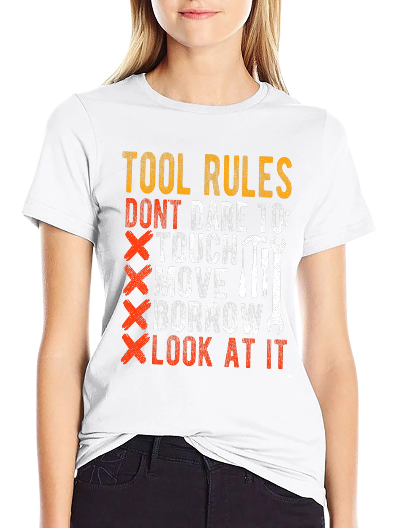 Tool Rules Graphic Tee - Mens Black T-Shirt