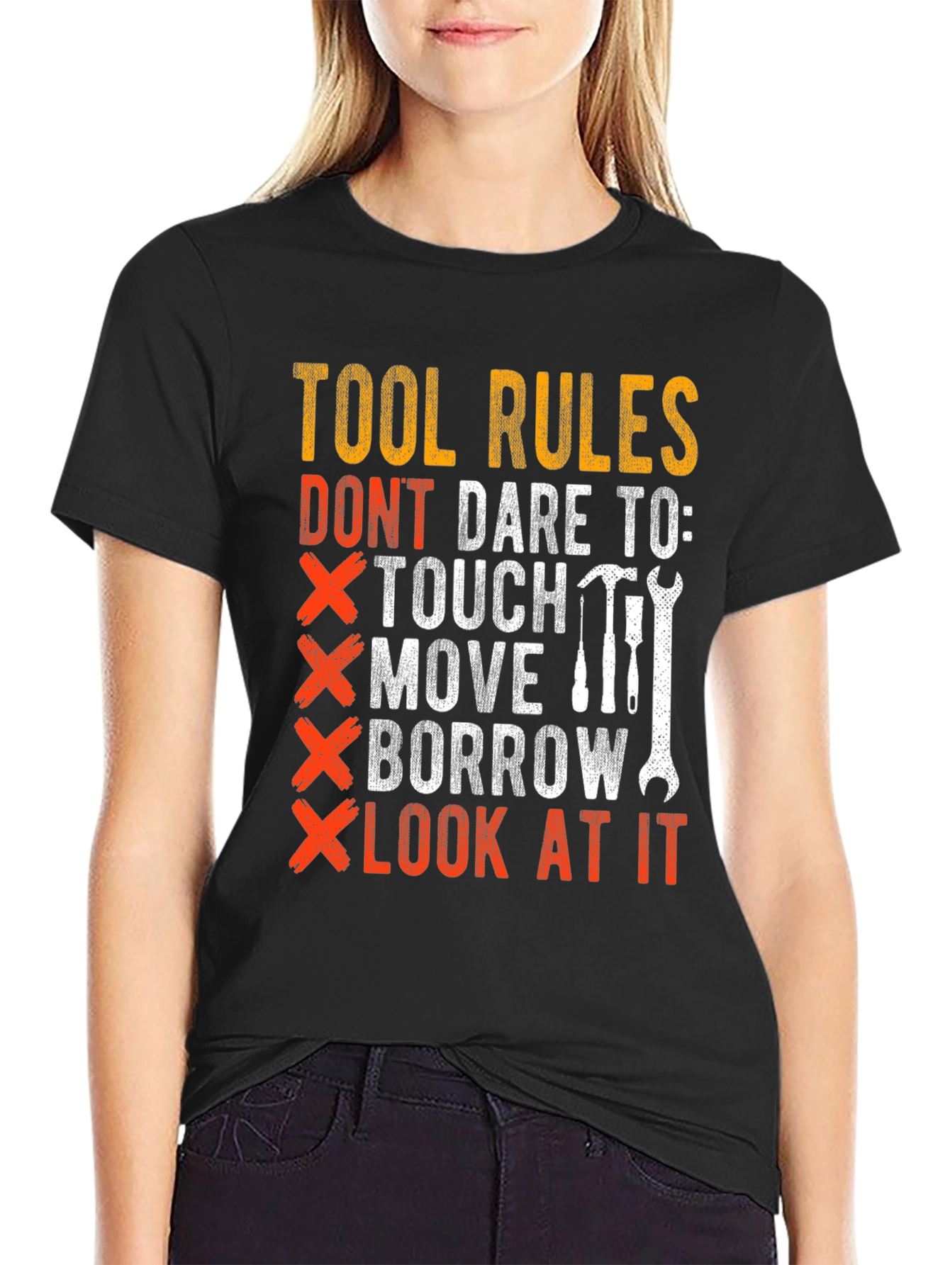 Tool Rules Graphic Tee - Mens Black T-Shirt