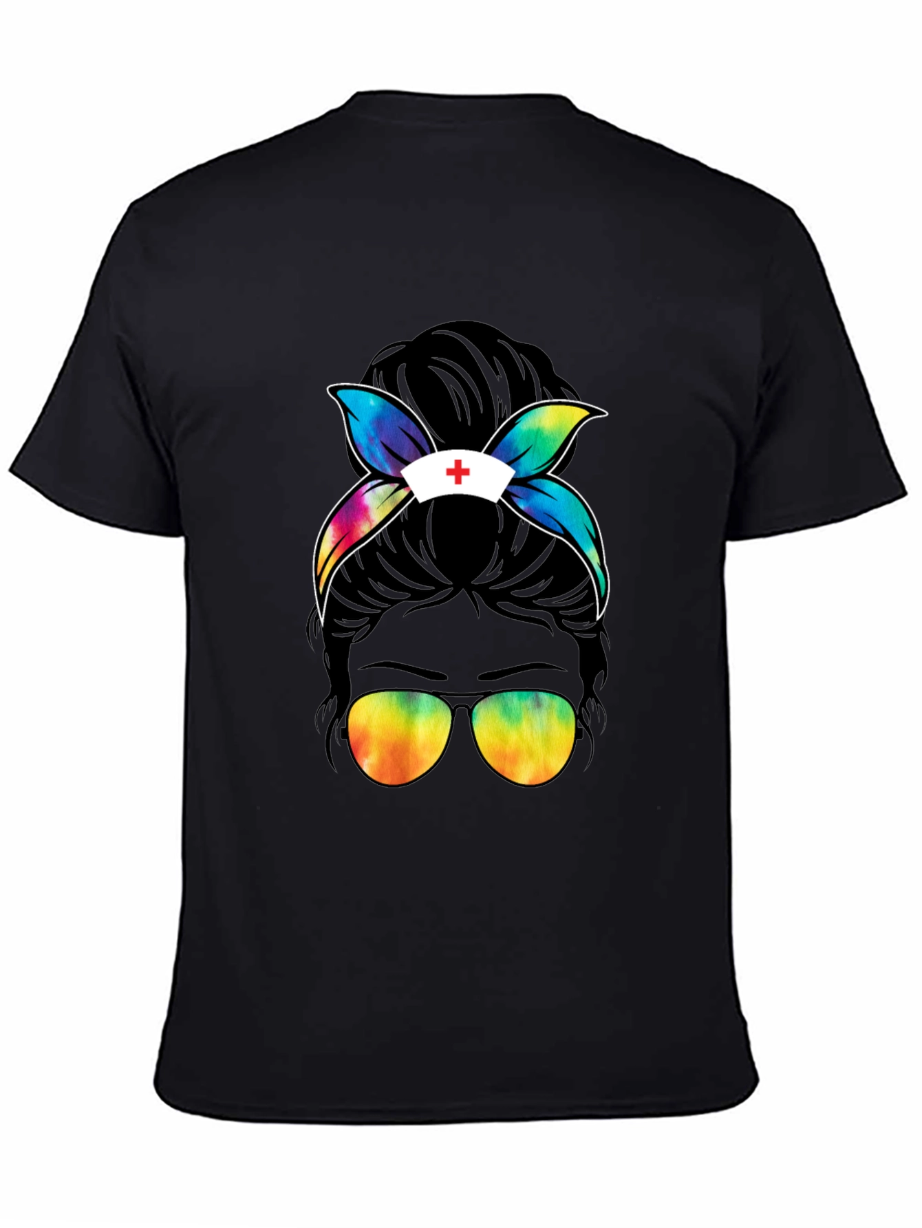 Nurse Life Messy Bun T-Shirt - Unisex Style