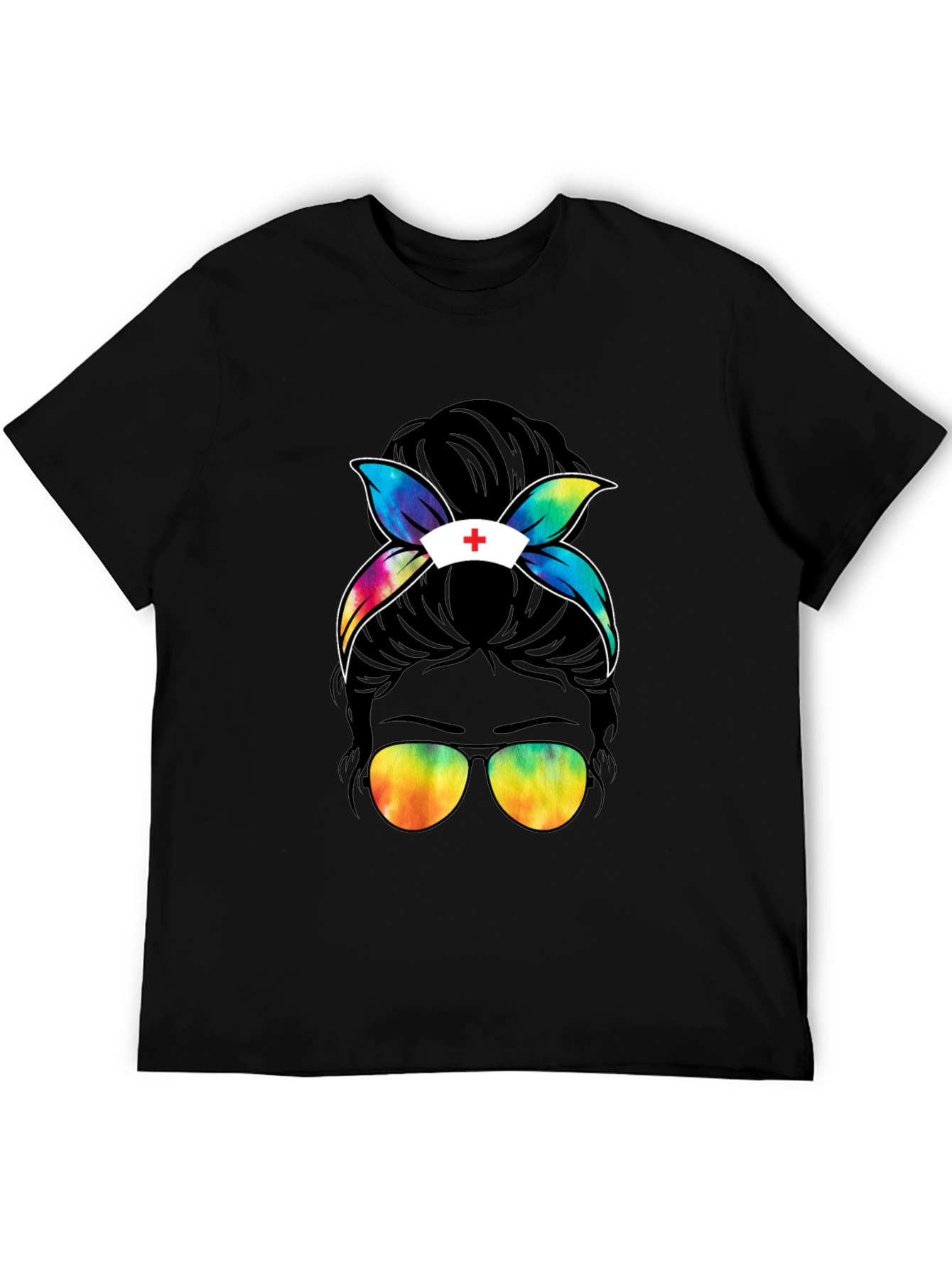 Nurse Life Messy Bun T-Shirt - Unisex Style