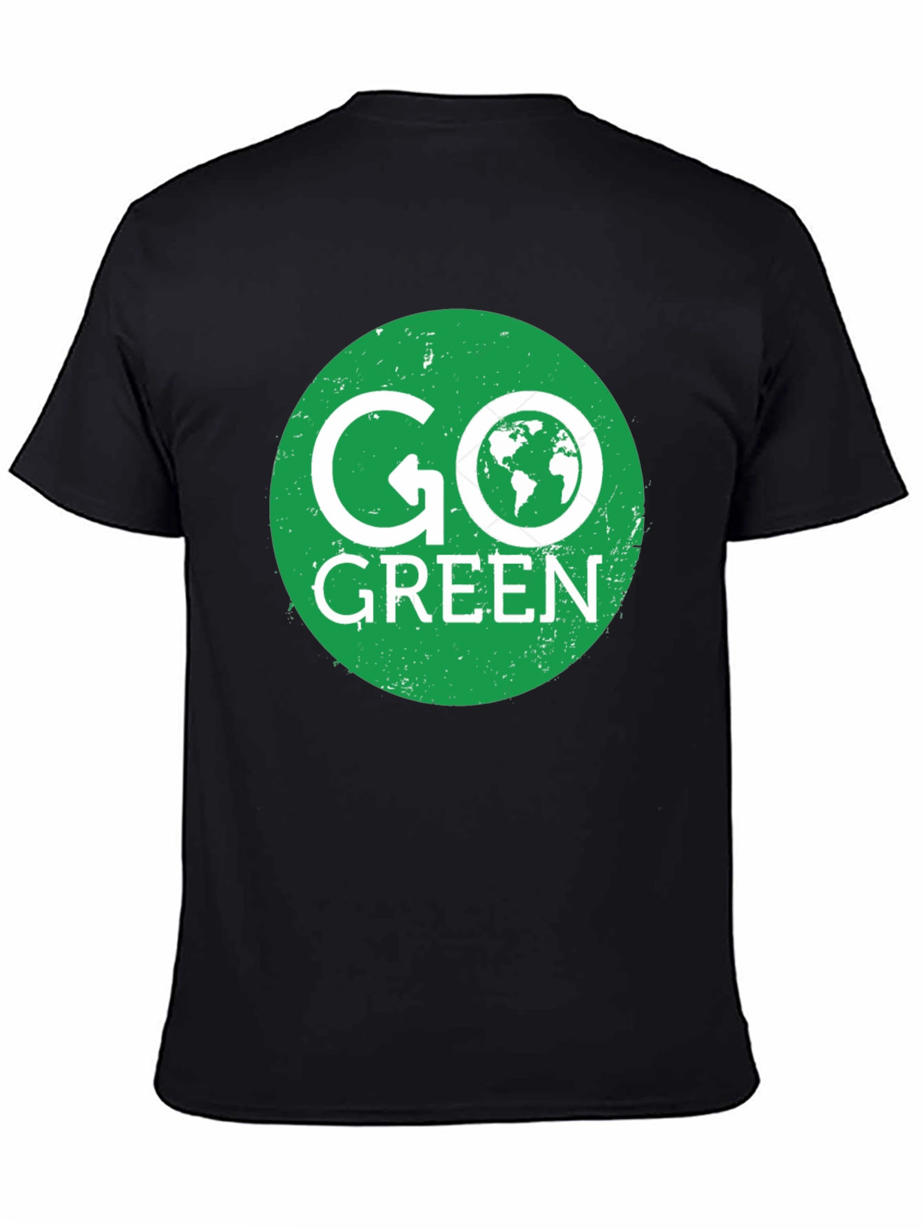 Go Green Earth Graphic Tee - Eco Friendly T-Shirt