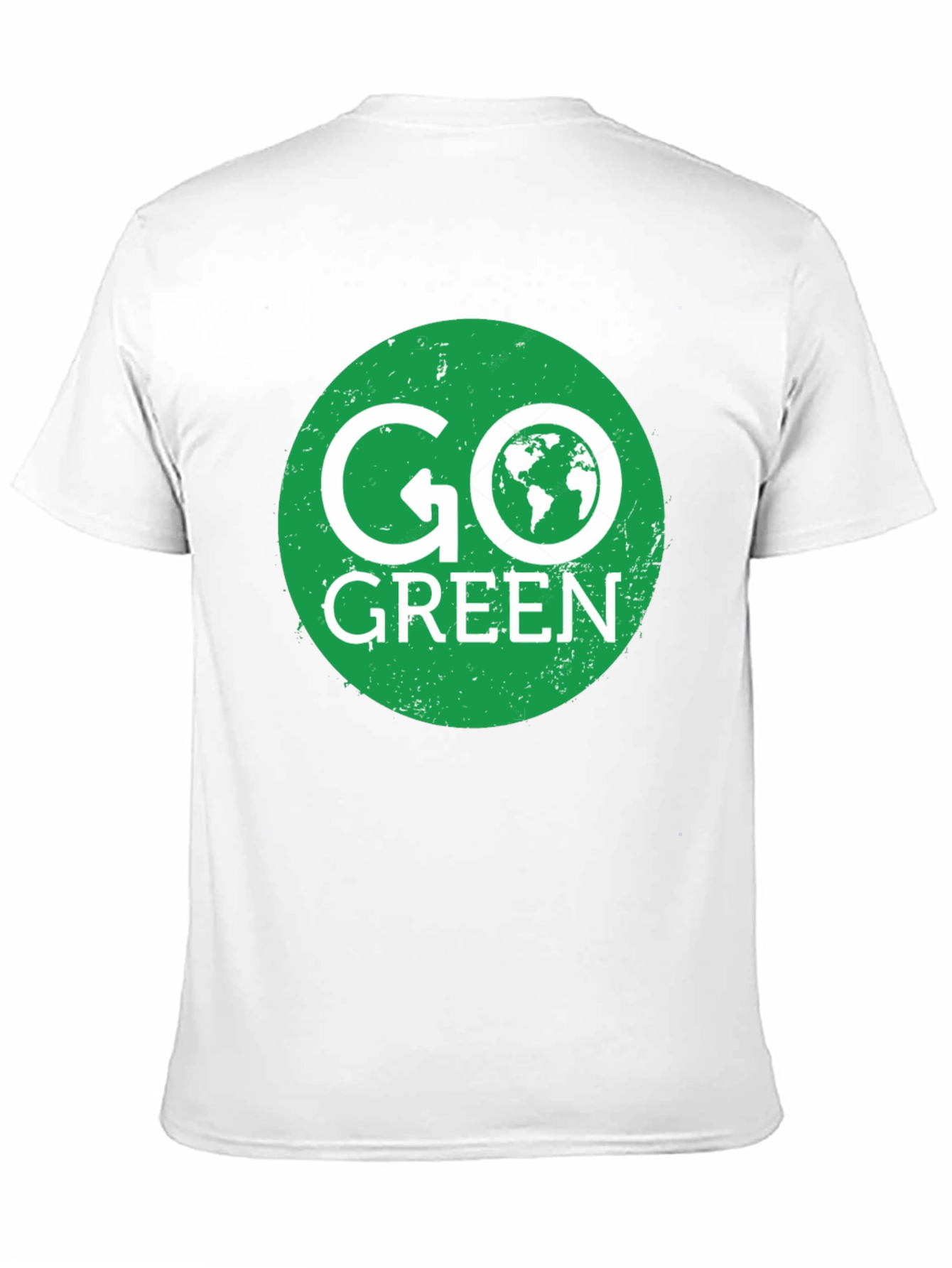 Go Green Earth Graphic Tee - Eco Friendly T-Shirt