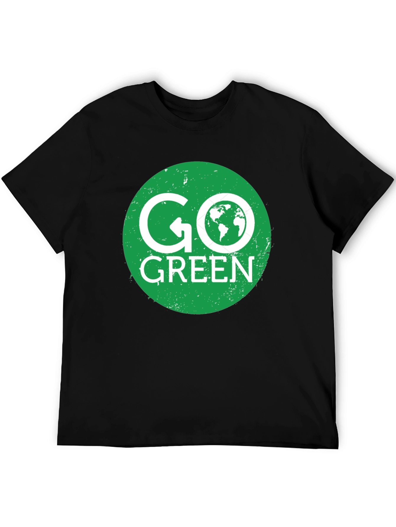 Go Green Earth Graphic Tee - Eco Friendly T-Shirt