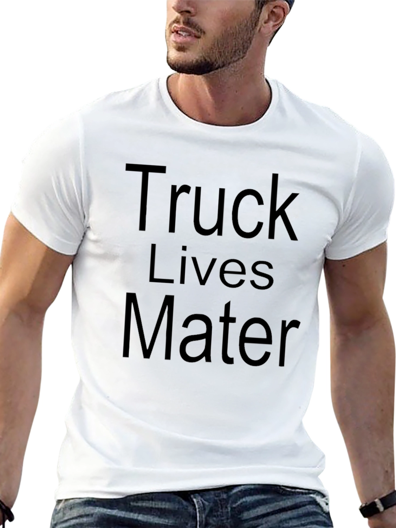 Truck Lives Mater T-Shirt - Black Cotton Tee