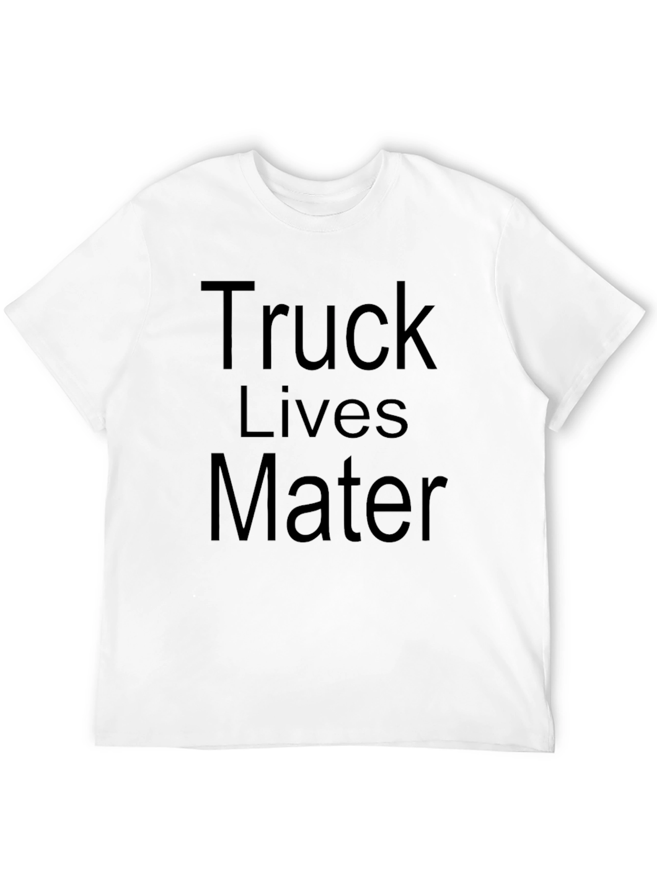 Truck Lives Mater T-Shirt - Black Cotton Tee