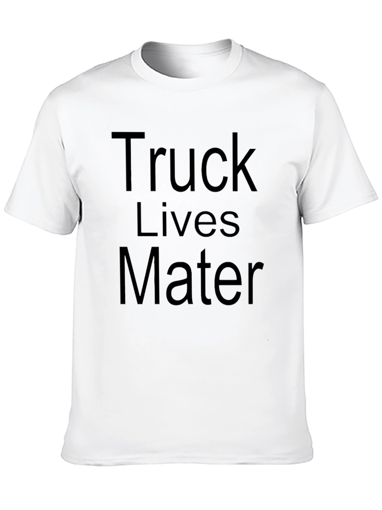 Truck Lives Mater T-Shirt - Black Cotton Tee