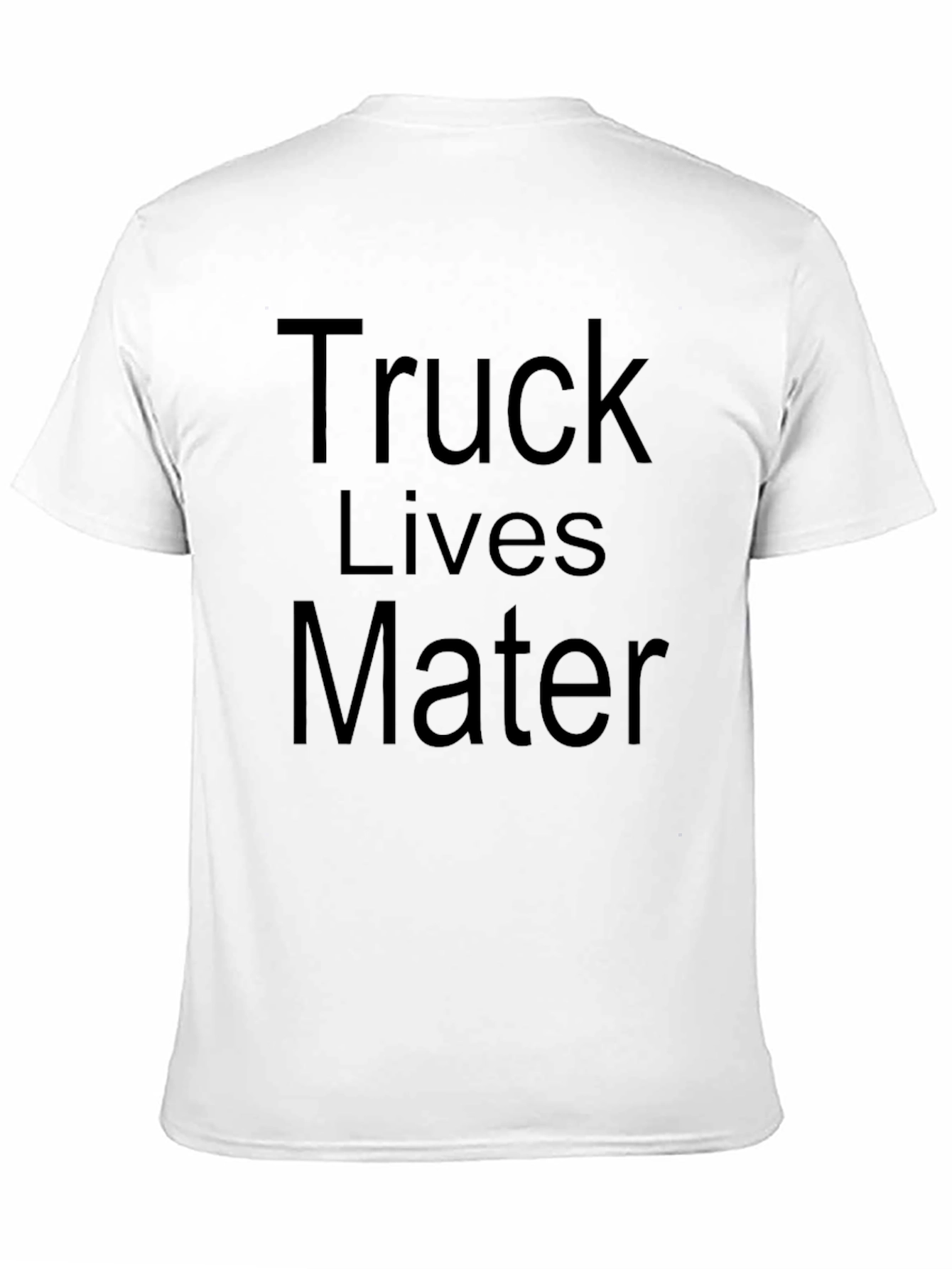 Truck Lives Mater T-Shirt - Black Cotton Tee