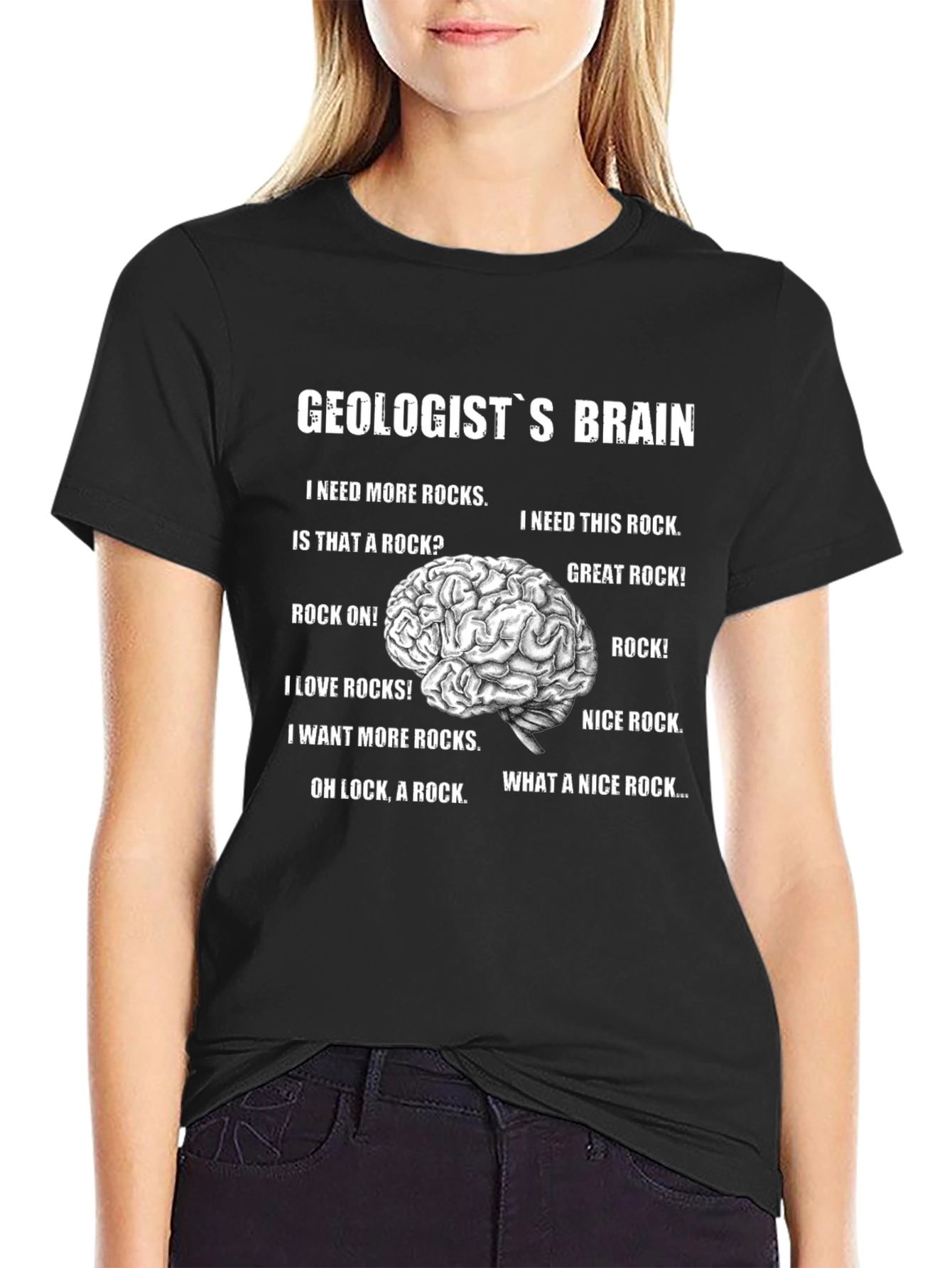Geologists Brain Graphic T-Shirt