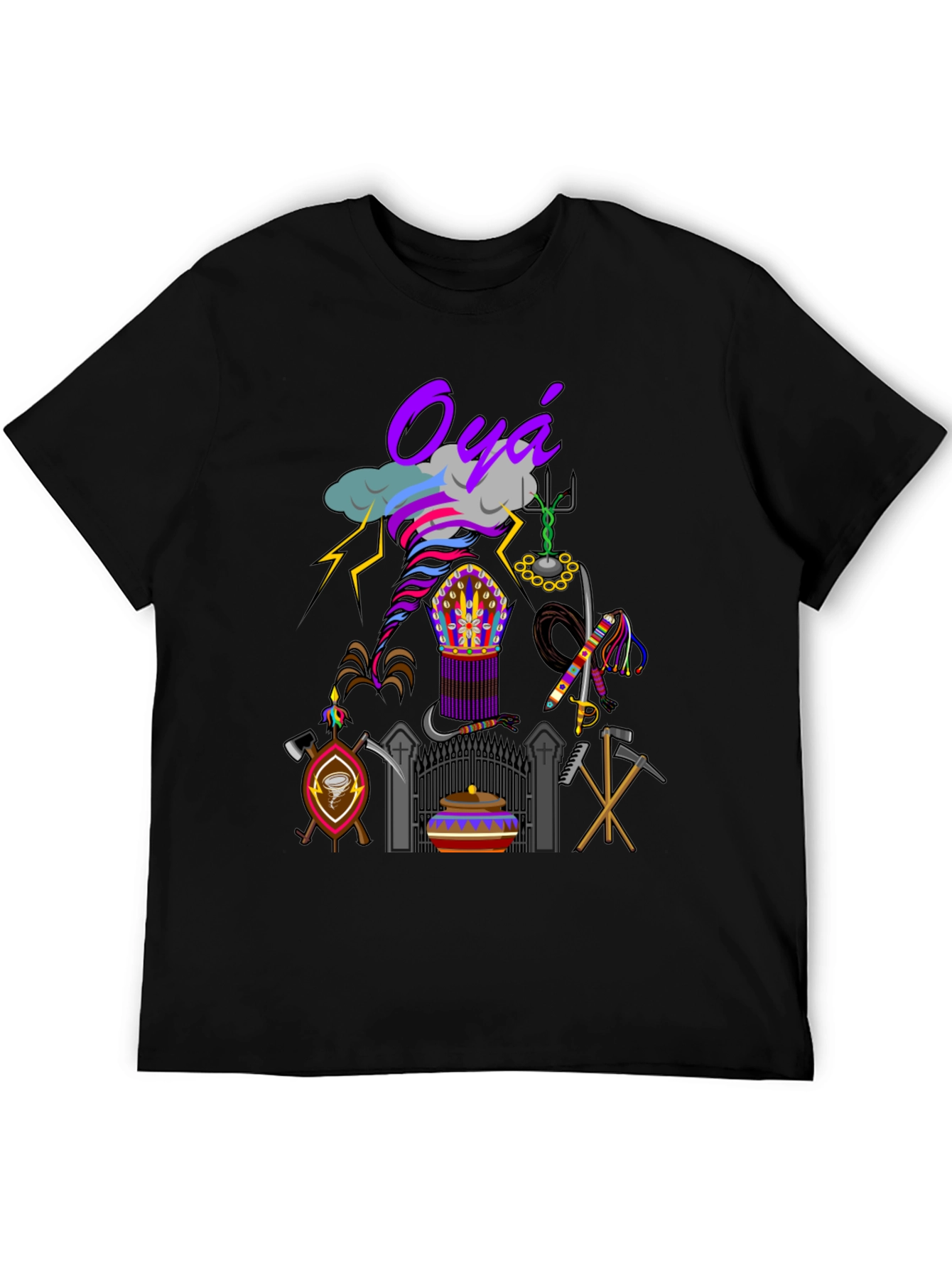 Oya Orisha Inspired Graphic T-Shirt