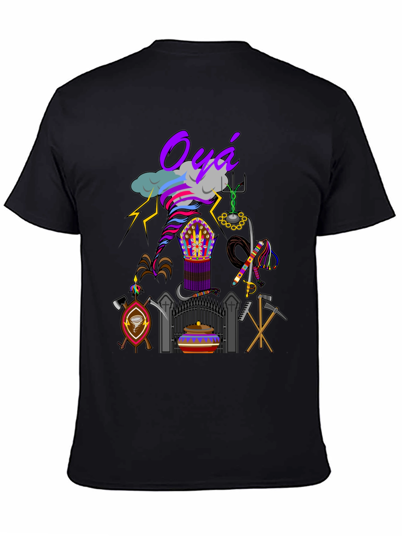 Oya Orisha Inspired Graphic T-Shirt