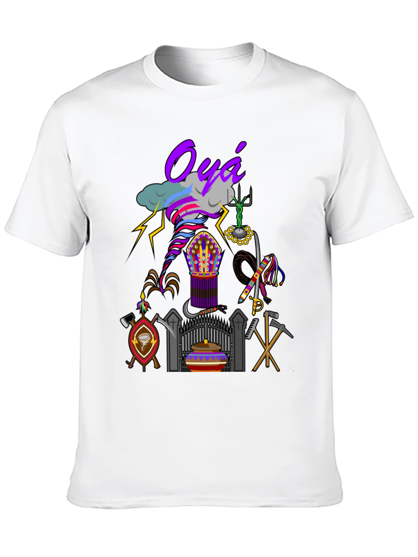 Oya Orisha Inspired Graphic T-Shirt