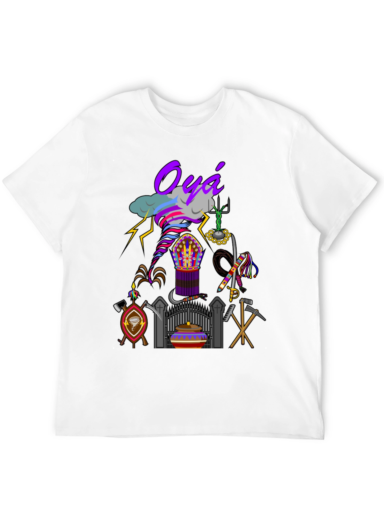 Oya Orisha Inspired Graphic T-Shirt