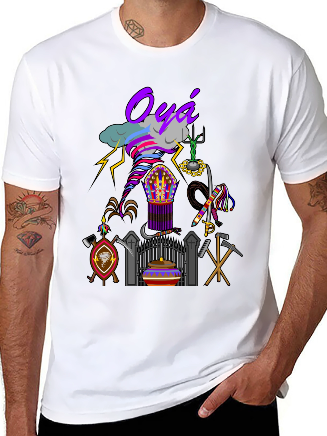 Oya Orisha Inspired Graphic T-Shirt
