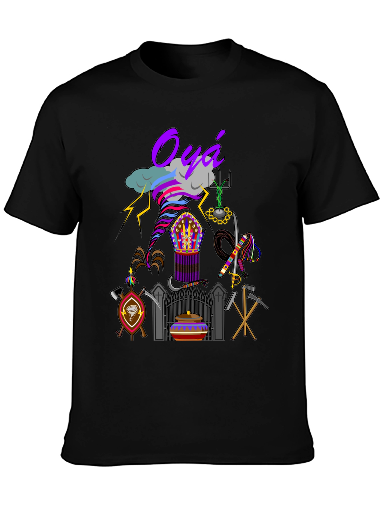 Oya Orisha Inspired Graphic T-Shirt