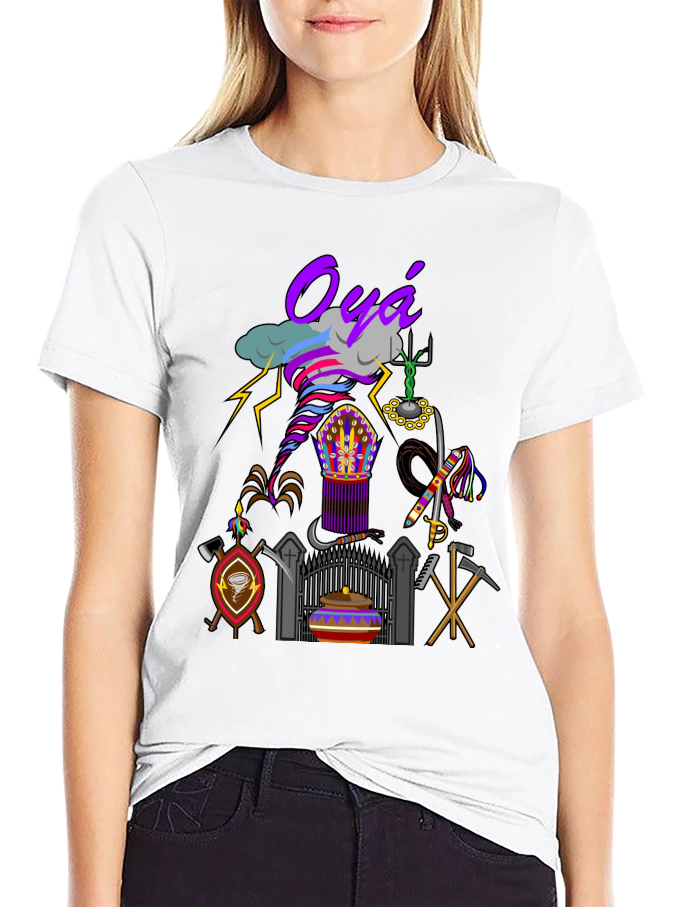 Oya Orisha Inspired Graphic T-Shirt