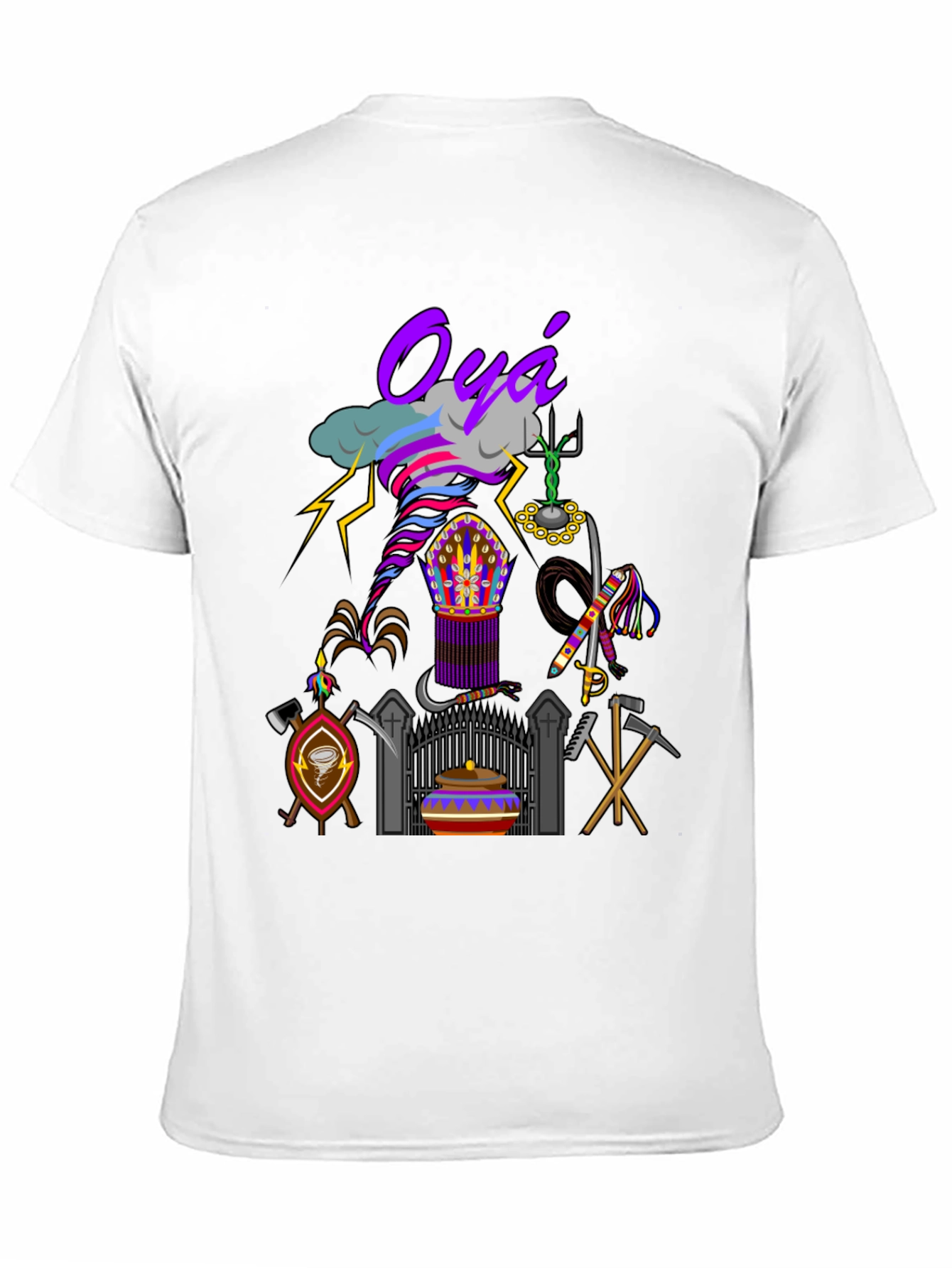 Oya Orisha Inspired Graphic T-Shirt