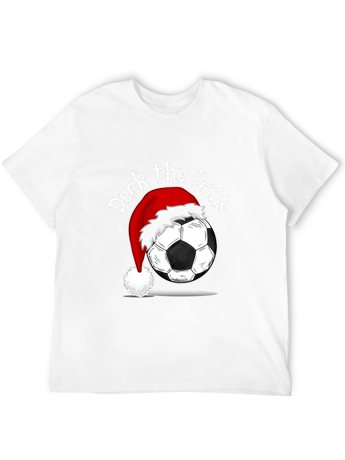 Deck the Balls Soccer Christmas T-Shirt