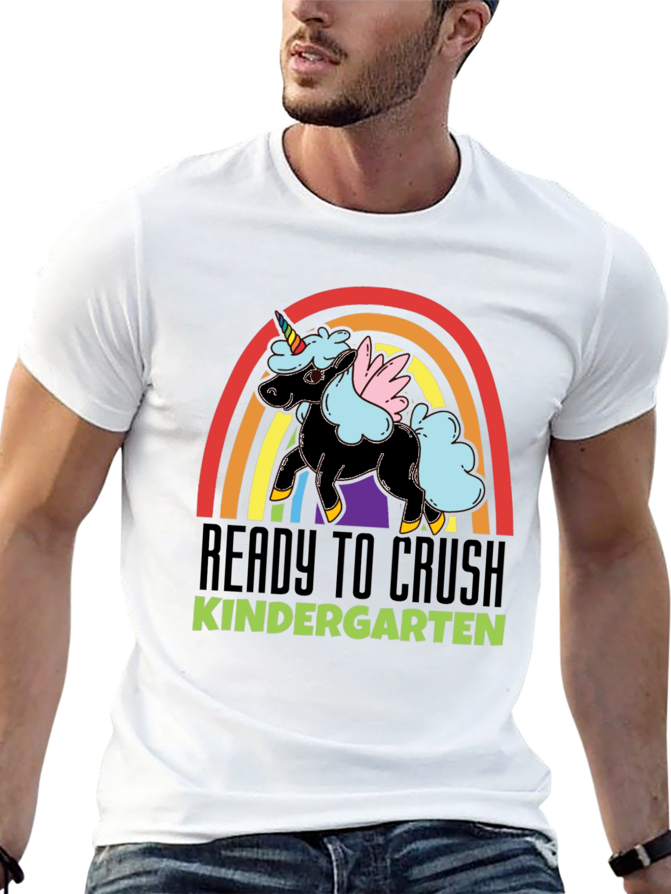 Ready to Crush Kindergarten Unicorn T-Shirt