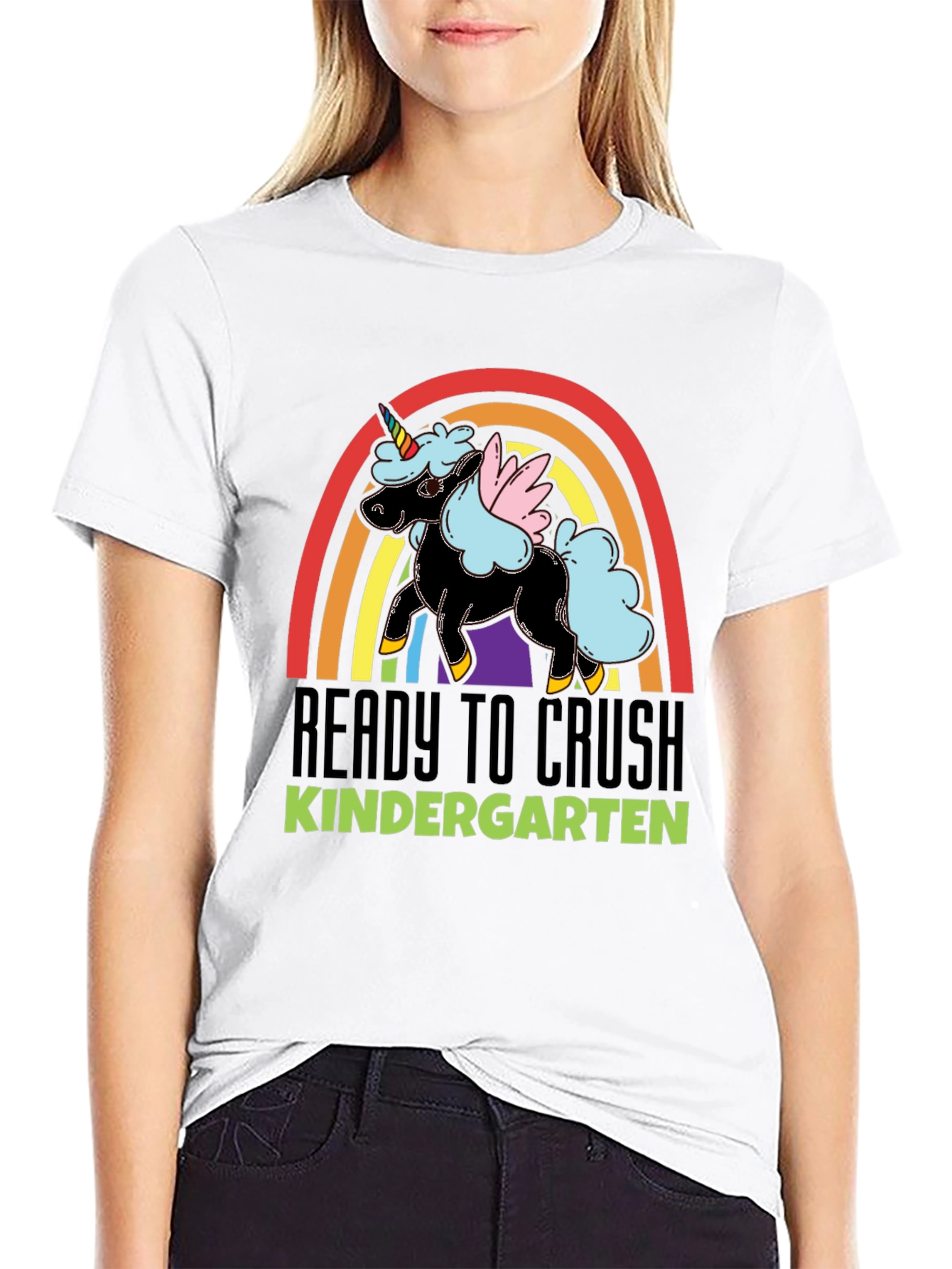Ready to Crush Kindergarten Unicorn T-Shirt