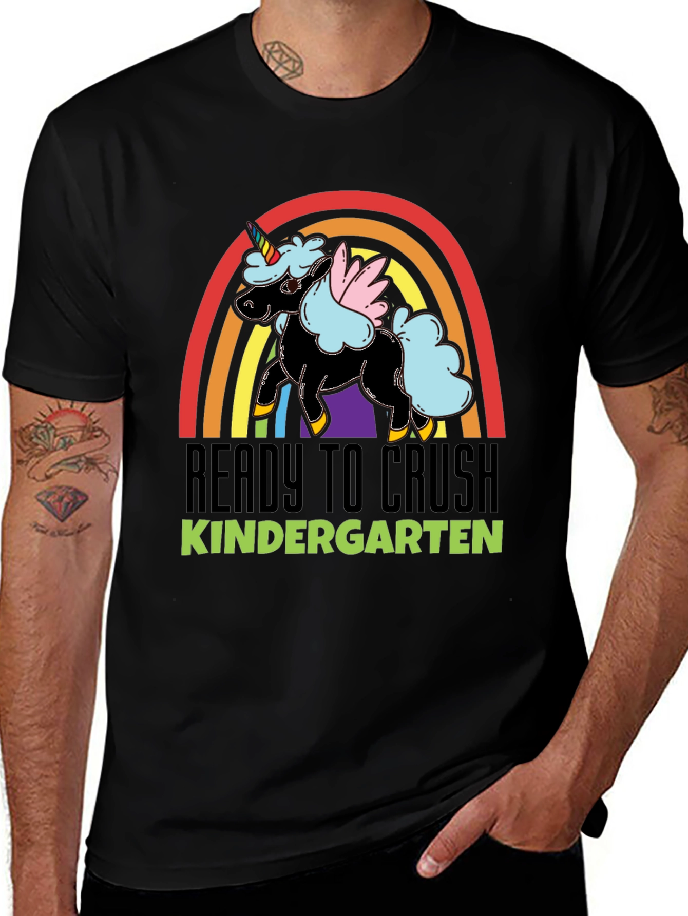Ready to Crush Kindergarten Unicorn T-Shirt