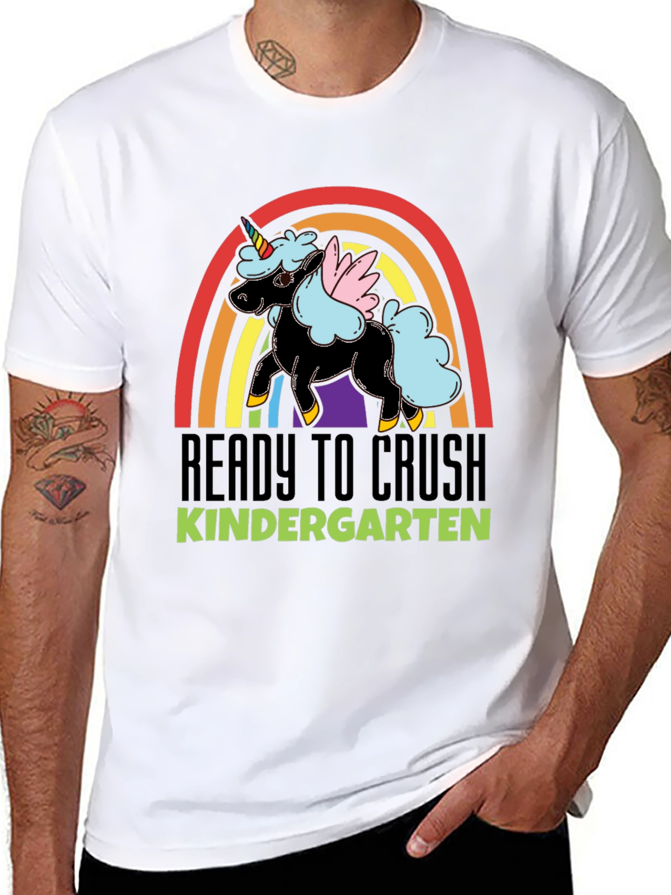 Ready to Crush Kindergarten Unicorn T-Shirt
