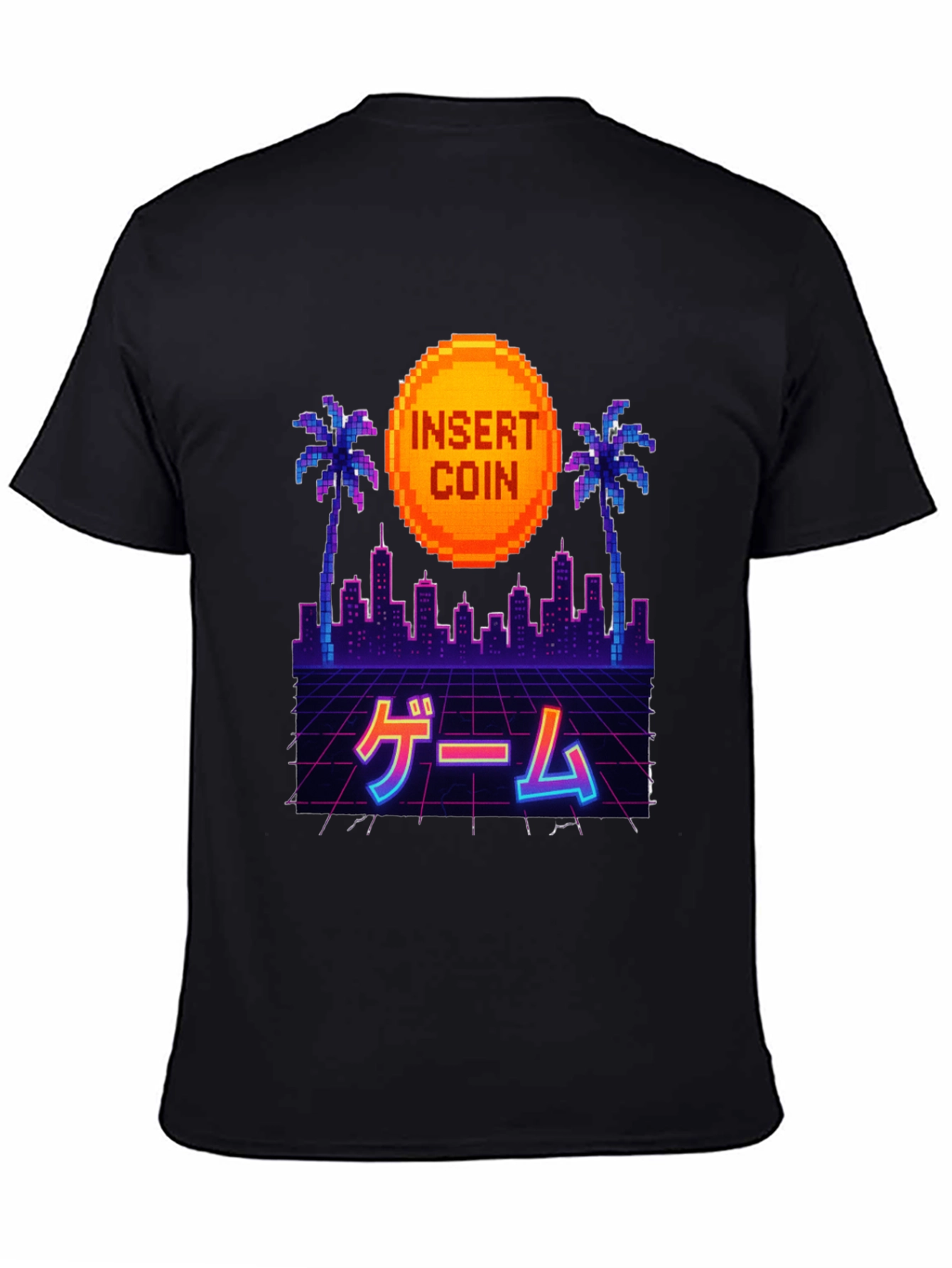 Retro Pixel Art Insert Coin T-Shirt