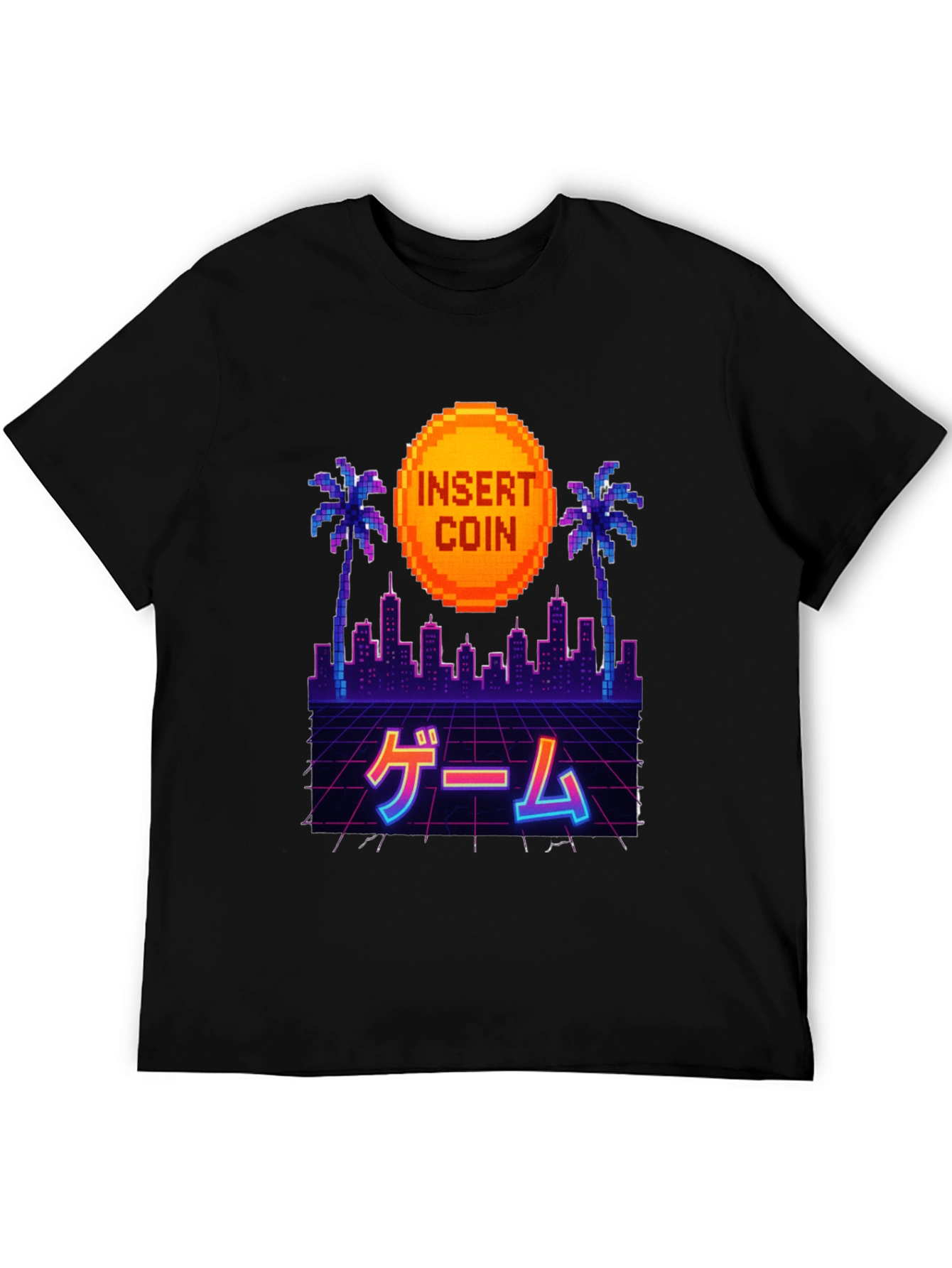 Retro Pixel Art Insert Coin T-Shirt